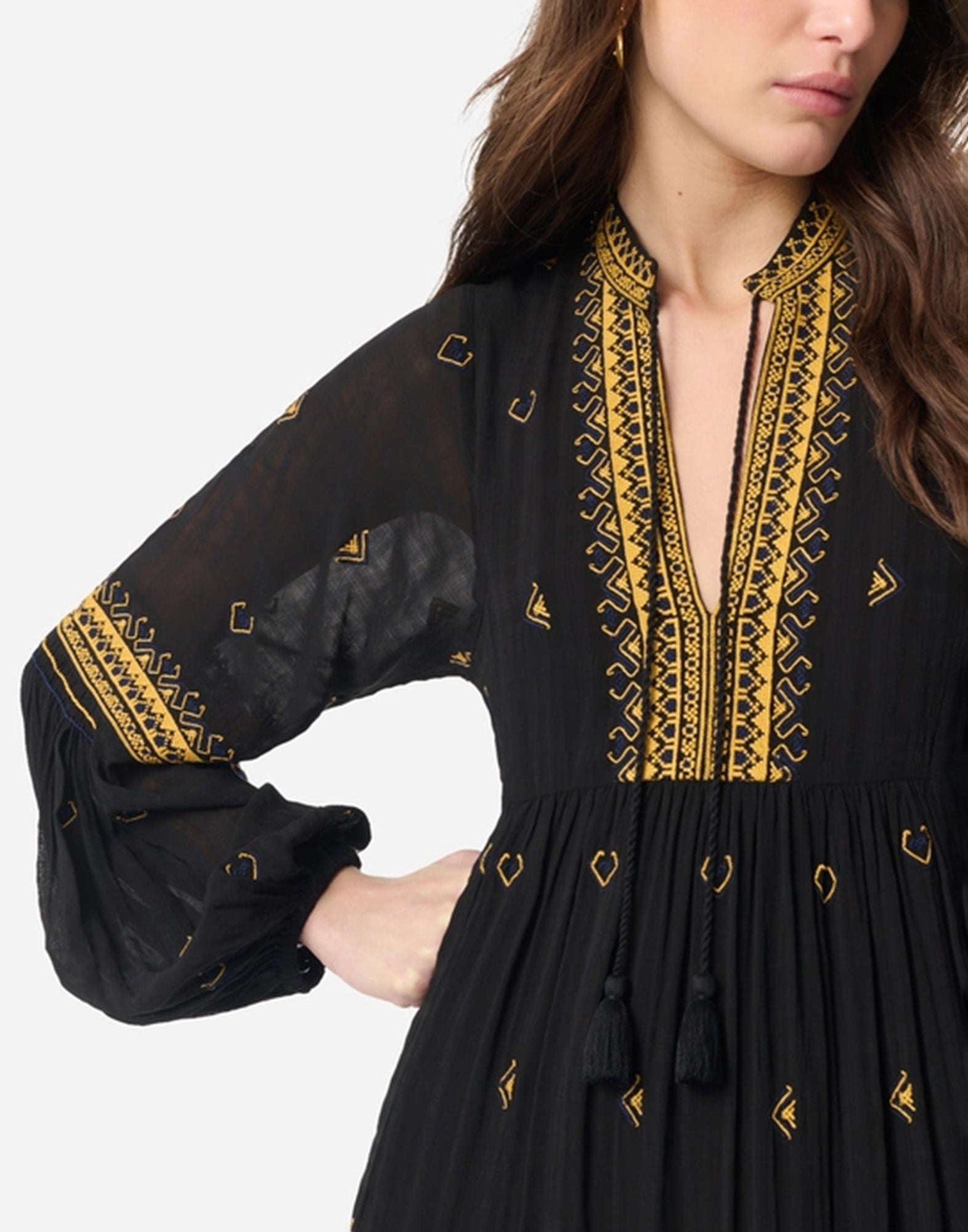 VANESSA BRUNO Abito Guapa in Viscosa Nero