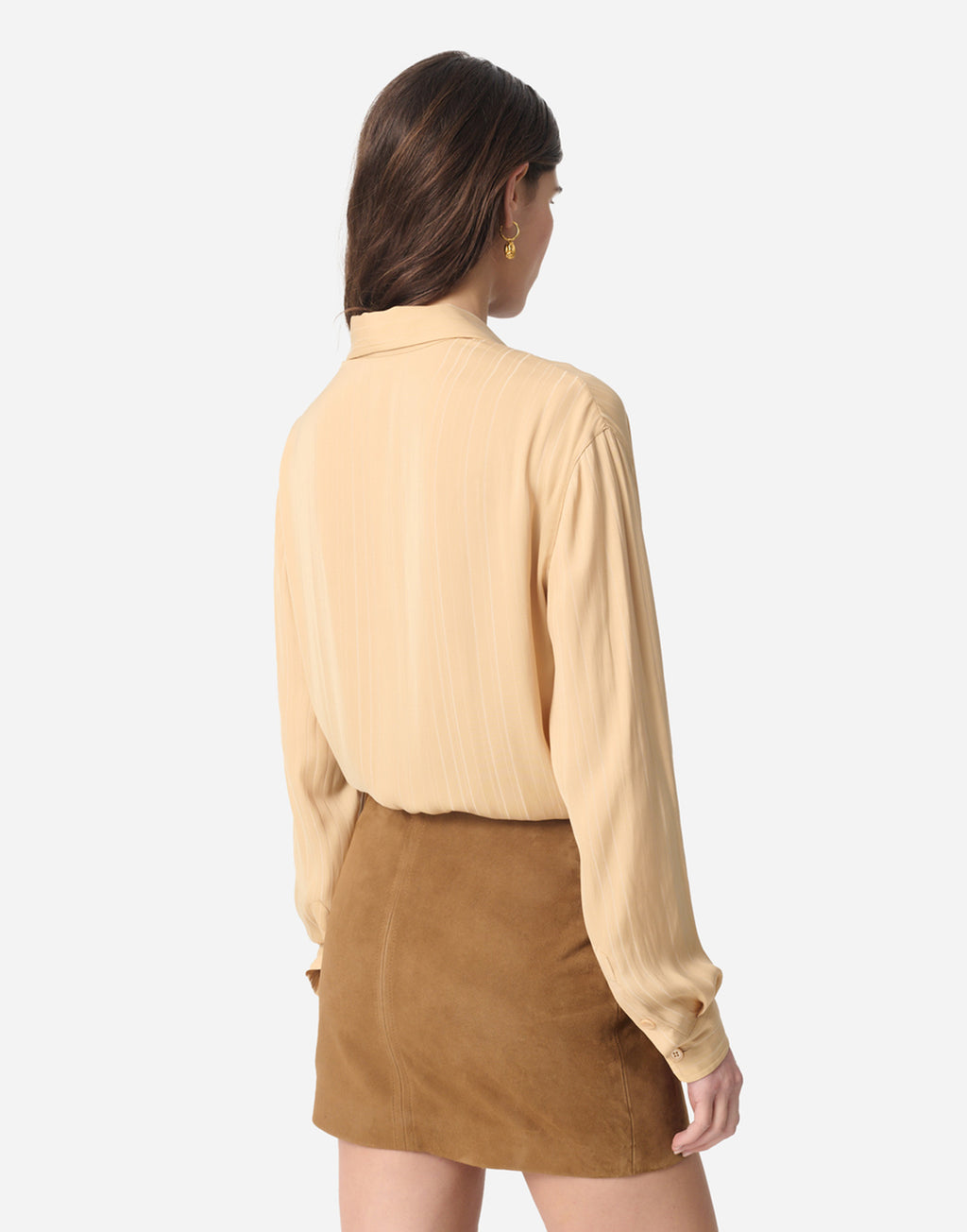 VANESSA BRUNO Druyat Camicia in Poliestere Riciclato Sand