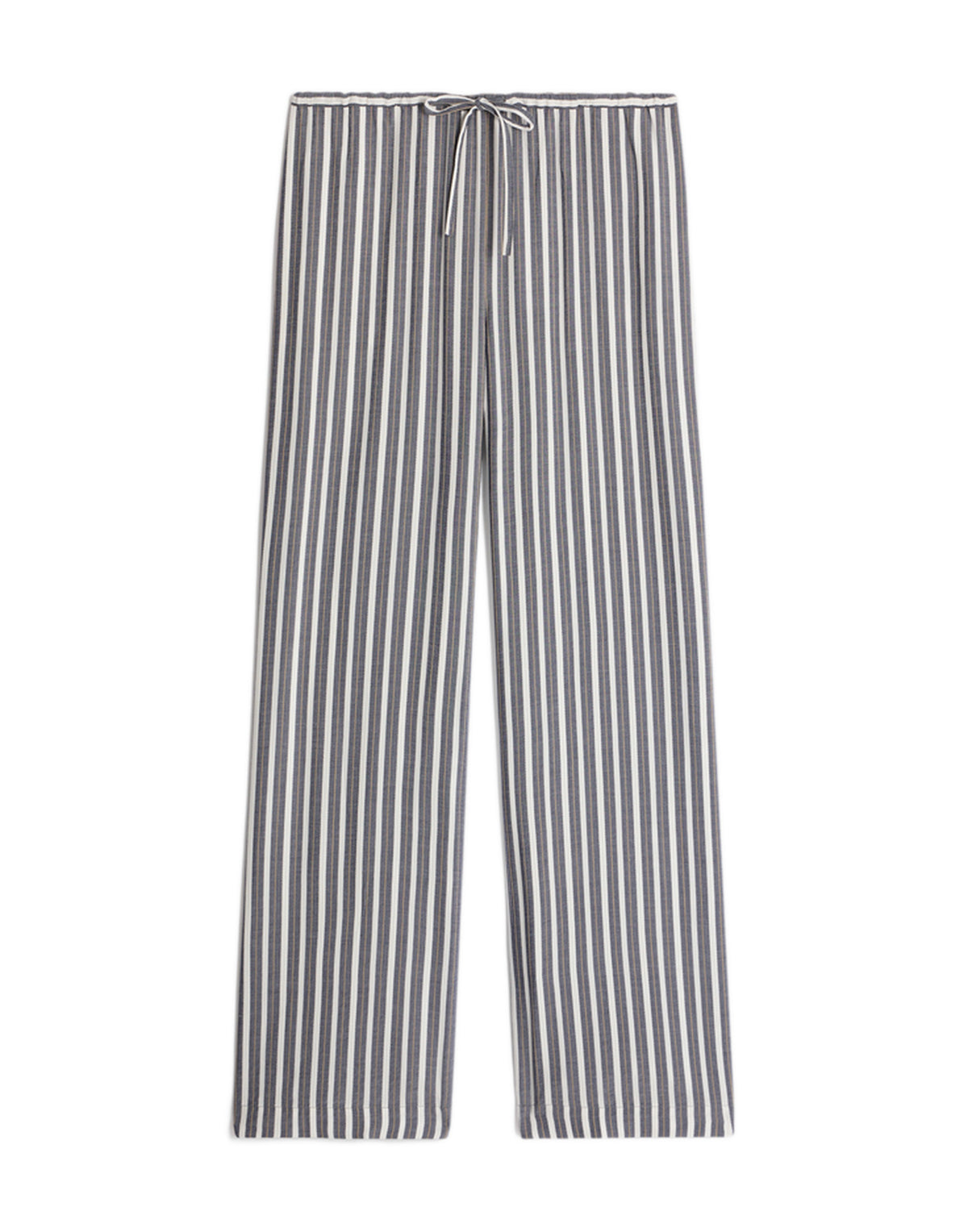 VANESSA BRUNO Pantaloni a Righe in Viscosa Antracite