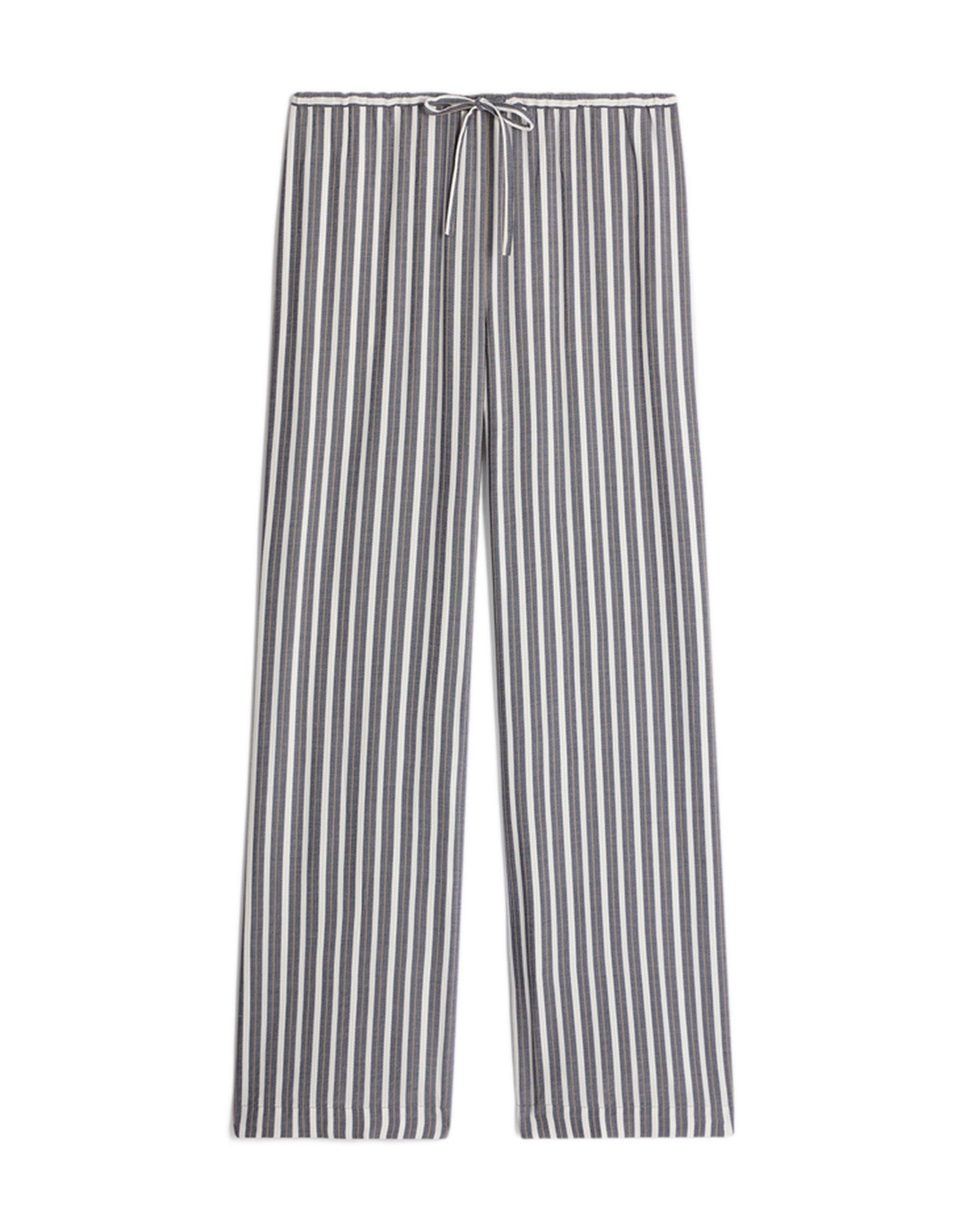 VANESSA BRUNO Pantaloni a Righe in Viscosa Antracite