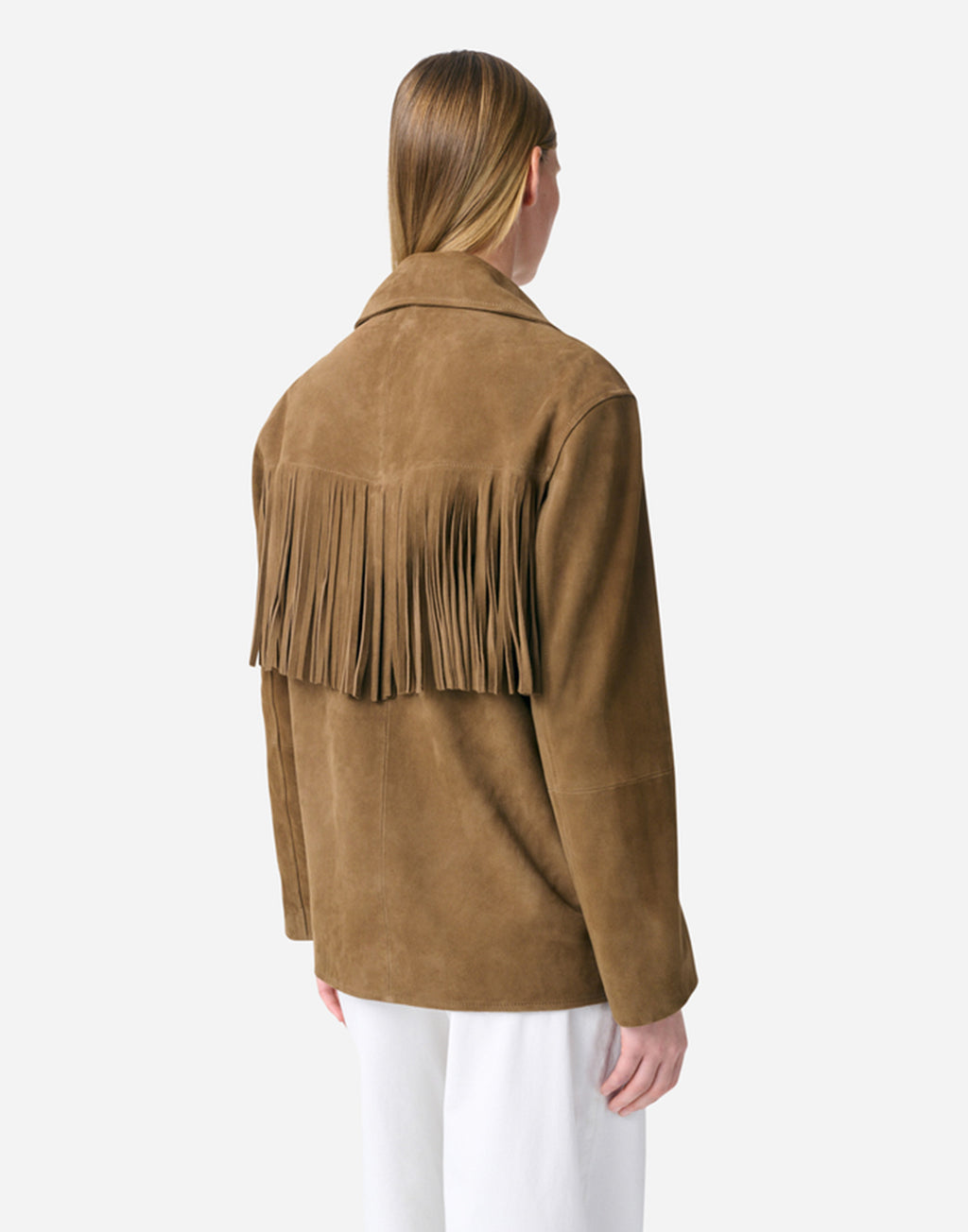 VANESSA BRUNO Giacca Galen in Pelle Scamosciata