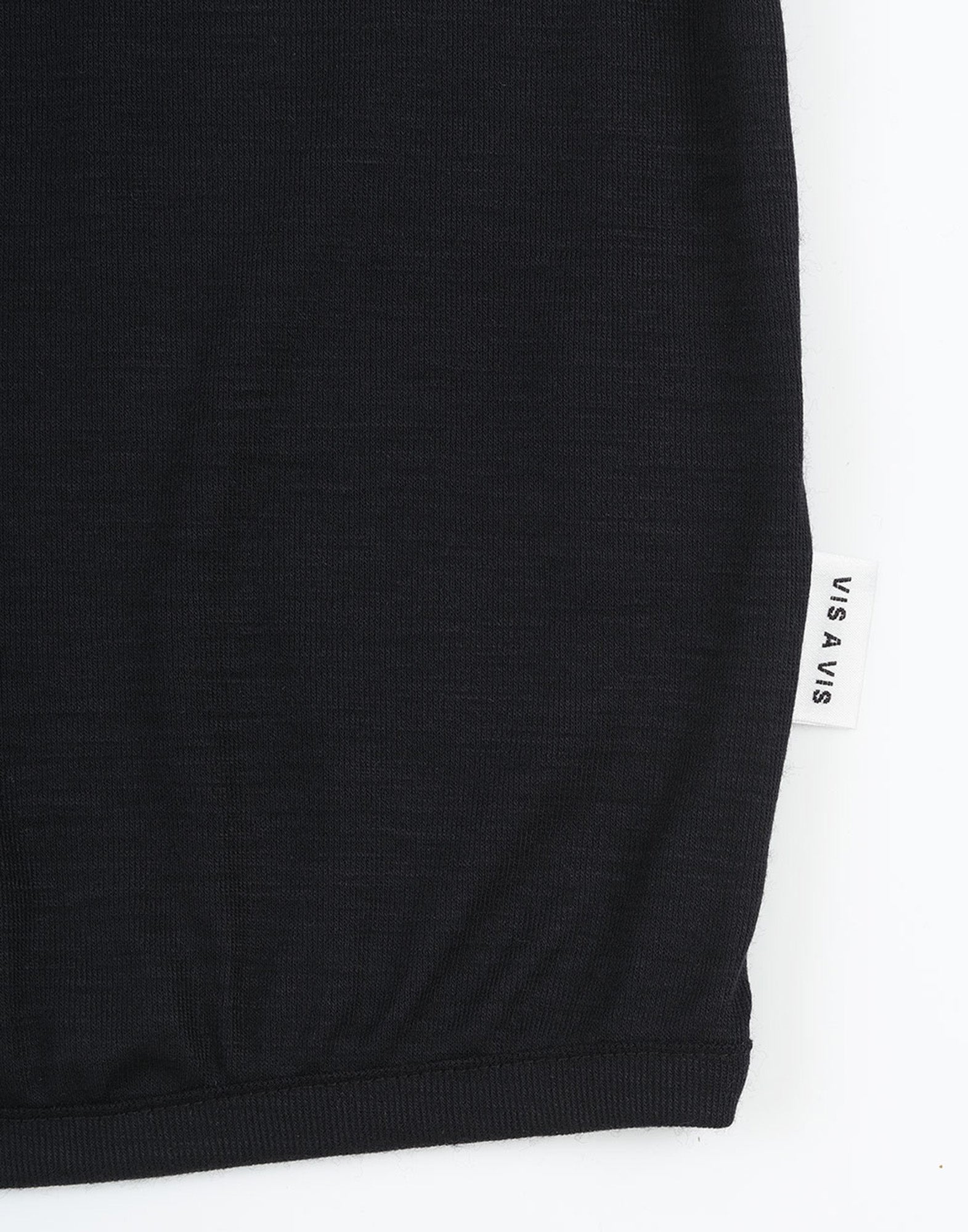 VIS A VIS Gilet Super 120’s Wool Jersey Nero