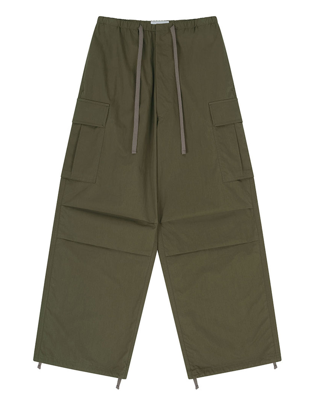 VIS A VIS Pantaloni Cargo in Cotone Nylon Khaki