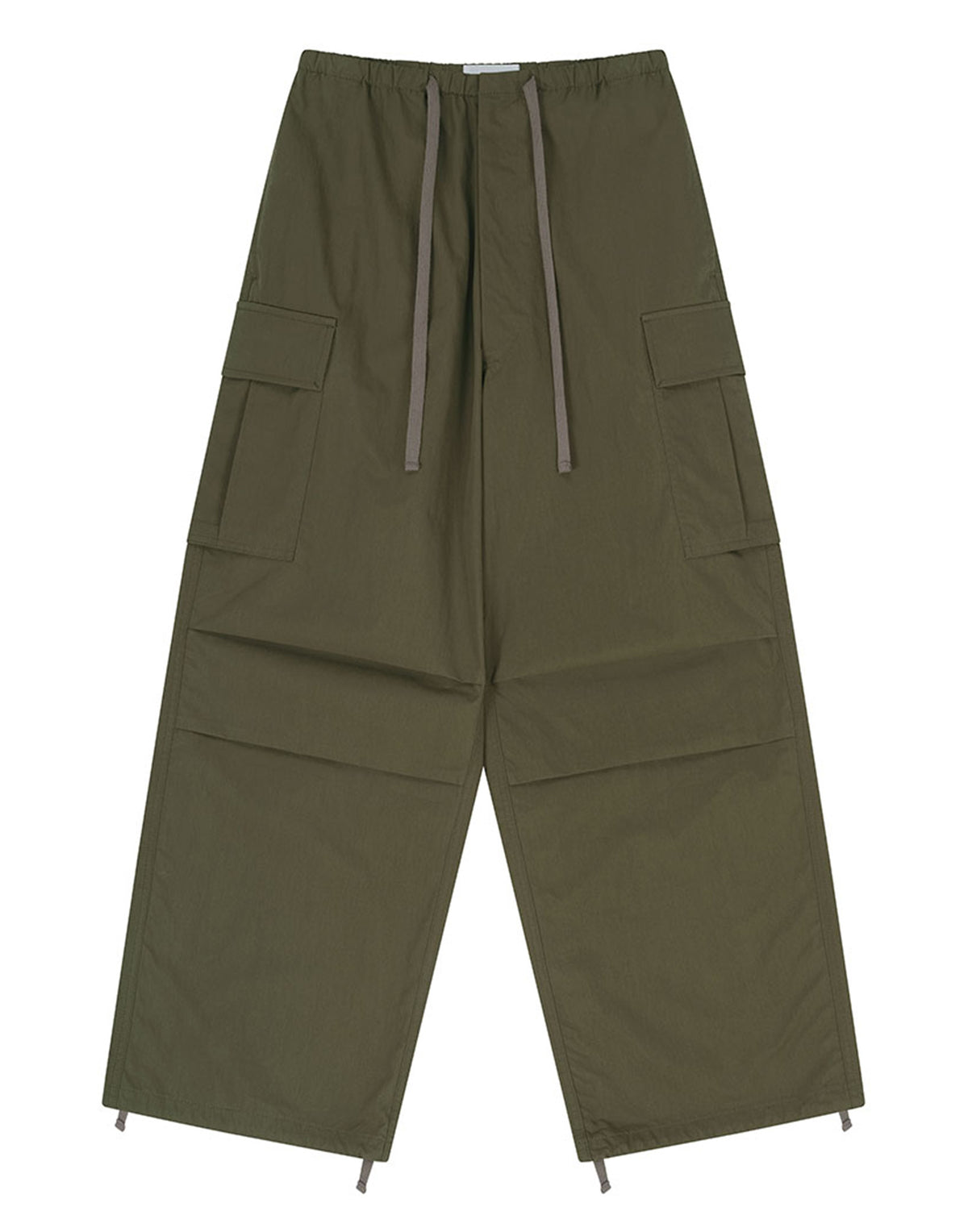 VIS A VIS Pantaloni Cargo in Cotone Nylon Khaki