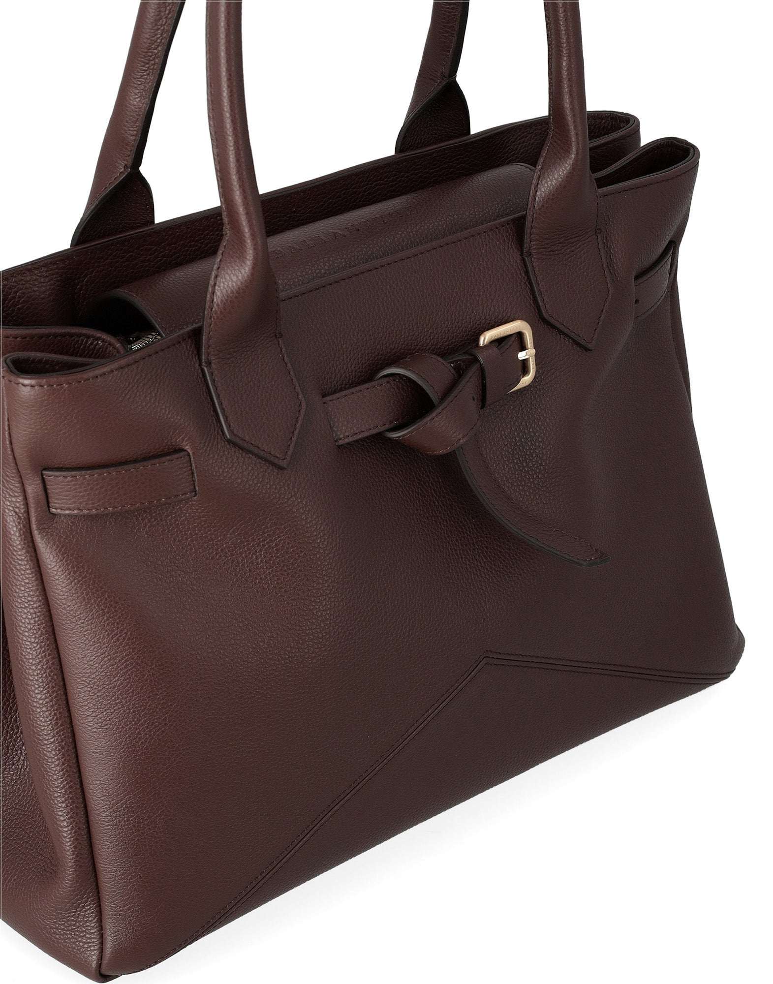 BALLANTYNE Borsa Kate 993 in Pelle Granata Brown