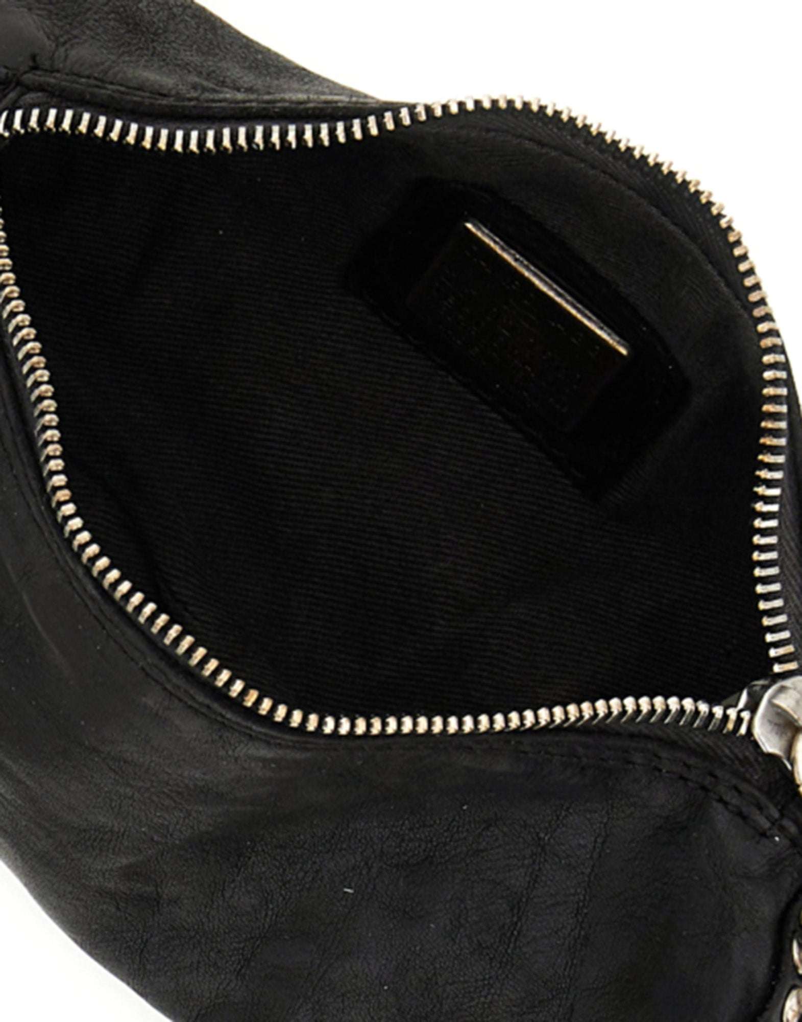 CAMPOMAGGI Borsa Licia a Tracolla in Pelle con Borchie Nera