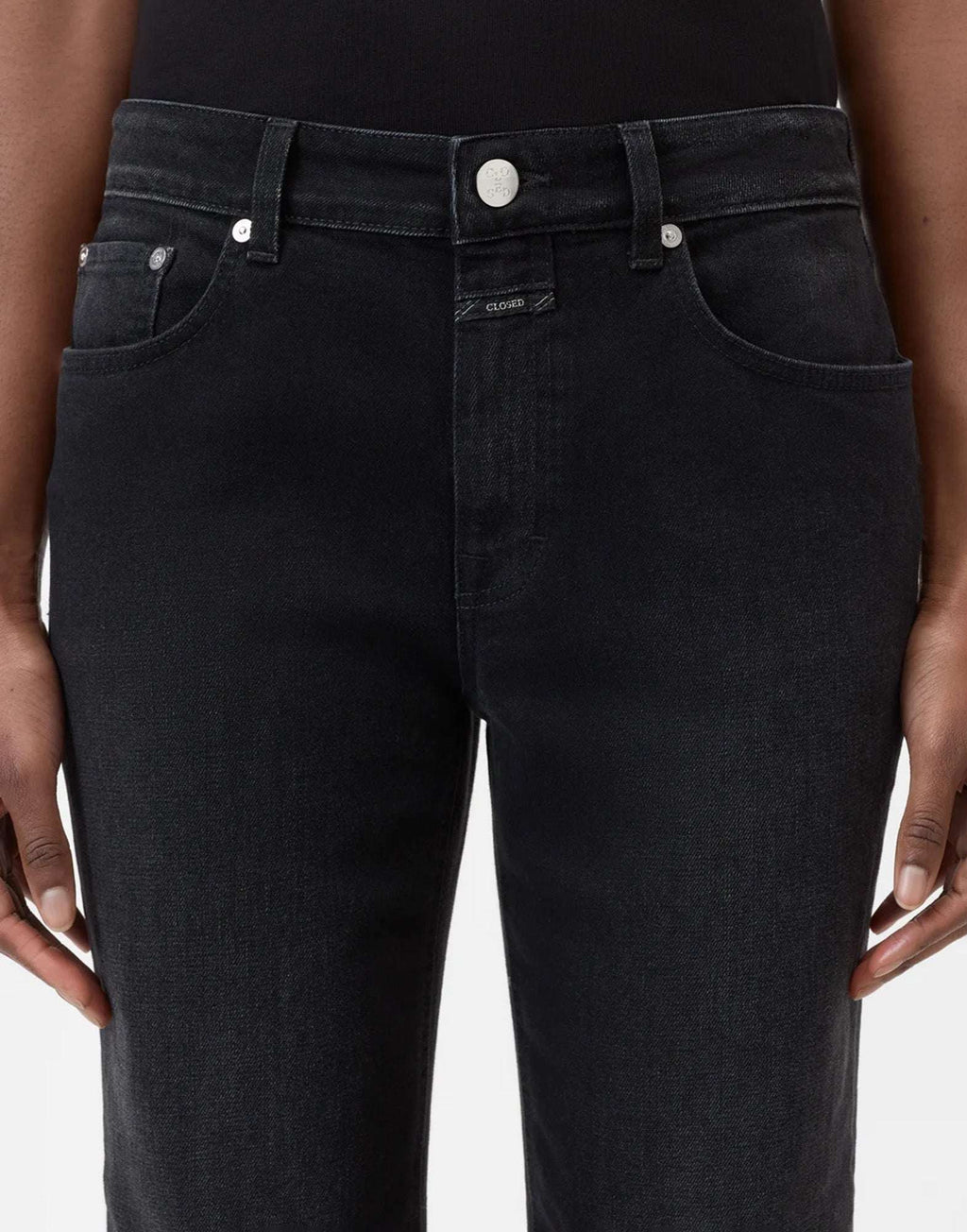 CLOSED Milo Jeans Straight Fit in Denim Nero Stretch