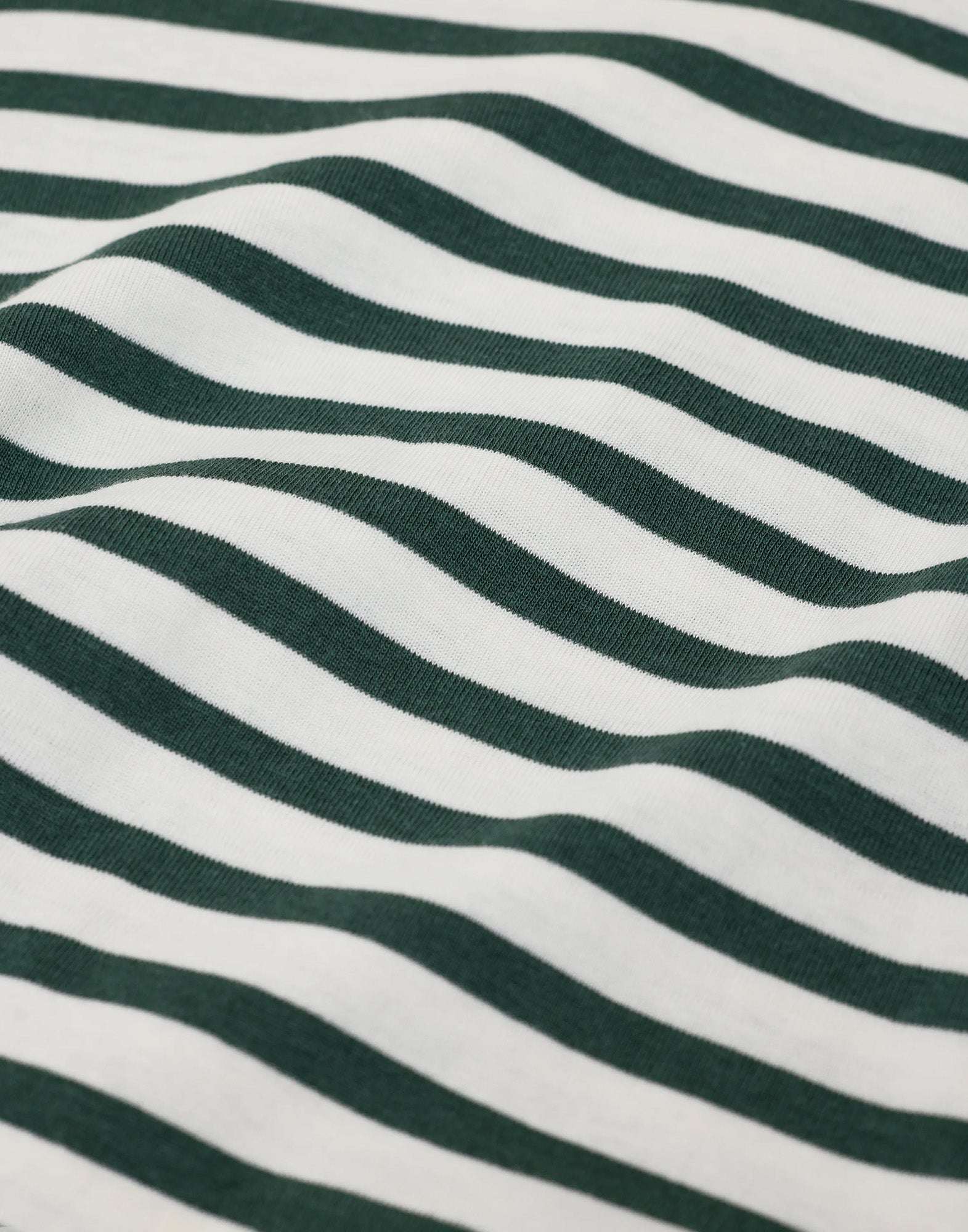 CLOSED Maglia a Maniche Lunghe in Jersey Rigato Royal Green