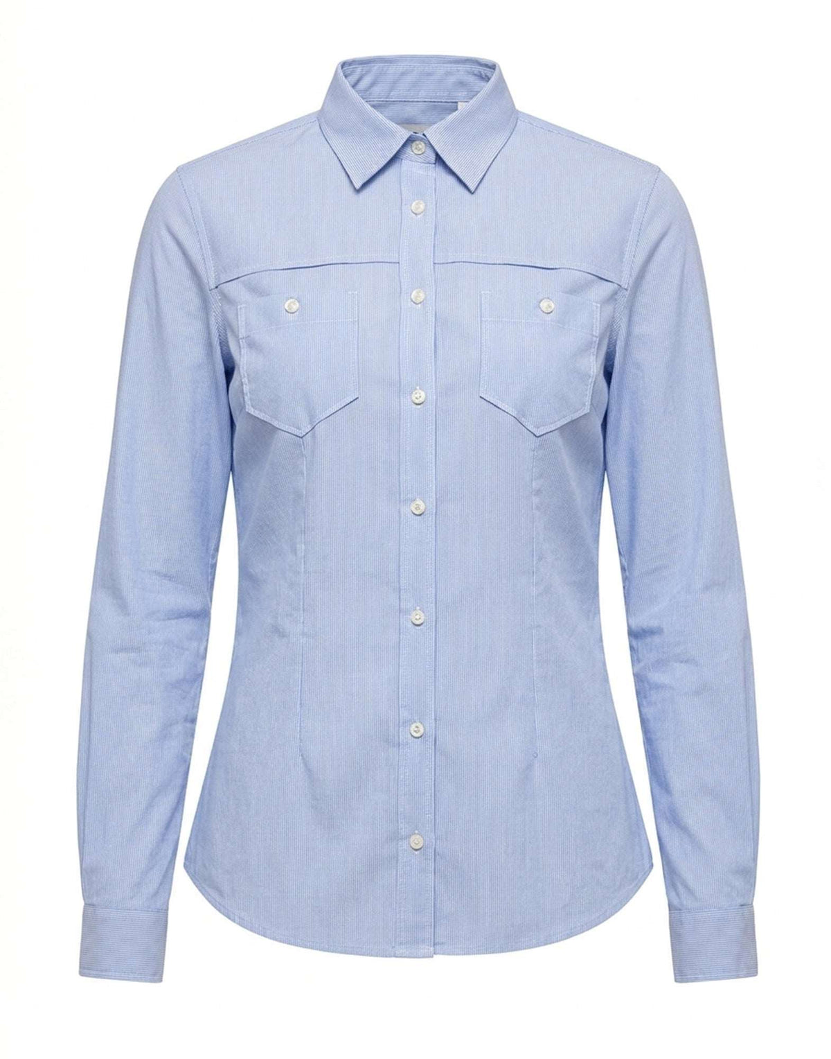 DEPARTMENT FIVE Camicia Slim in Popeline Sky
