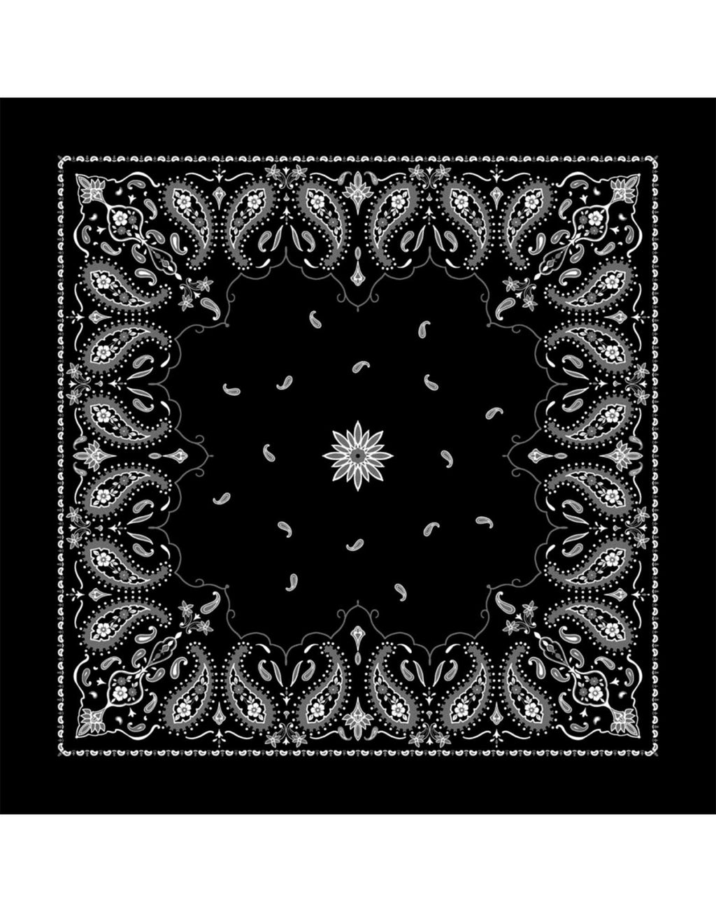 DESTIN Bandana Pino in Modal e Seta Black