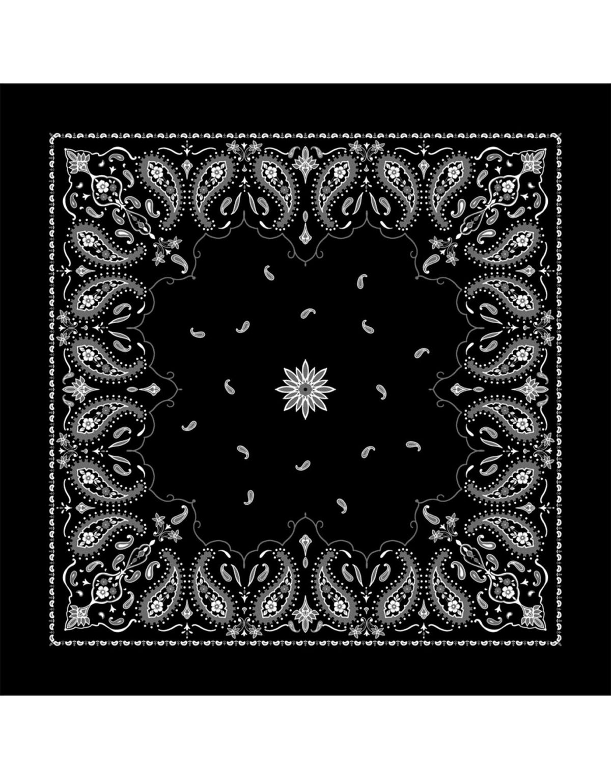 DESTIN Bandana Pino in Modal e Seta Black