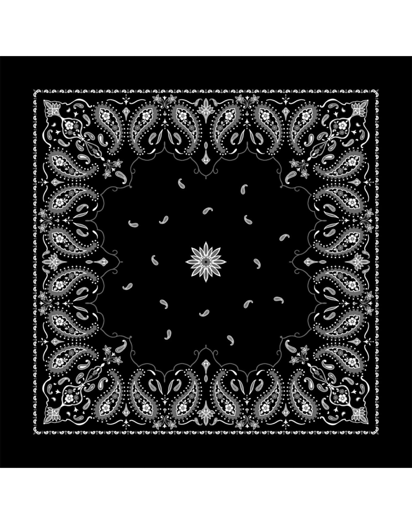 DESTIN Bandana Pino in Modal e Seta Black