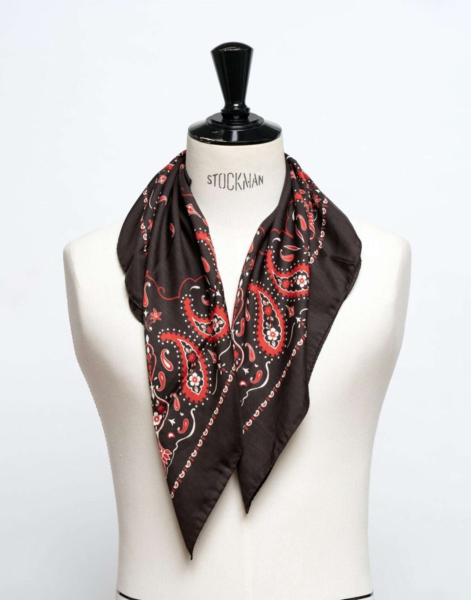 DESTIN Bandana Pino in Modal e Seta Choco