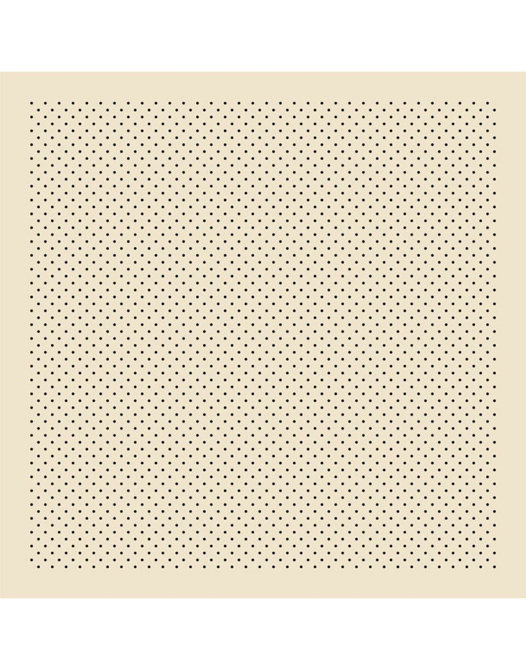 DESTIN Foulard Pino a Pois in Modal e Seta Cream