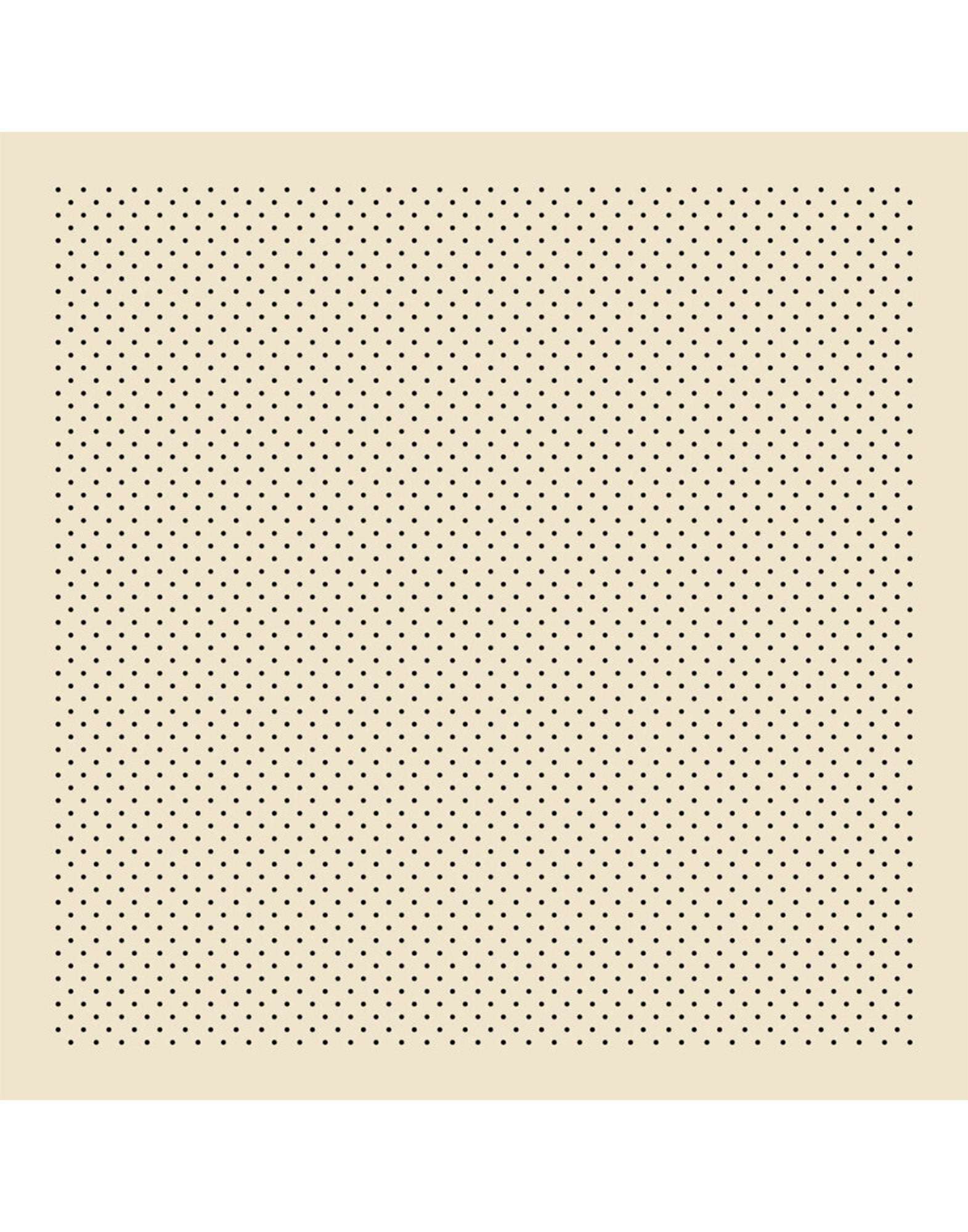 DESTIN Foulard Pino a Pois in Modal e Seta Cream