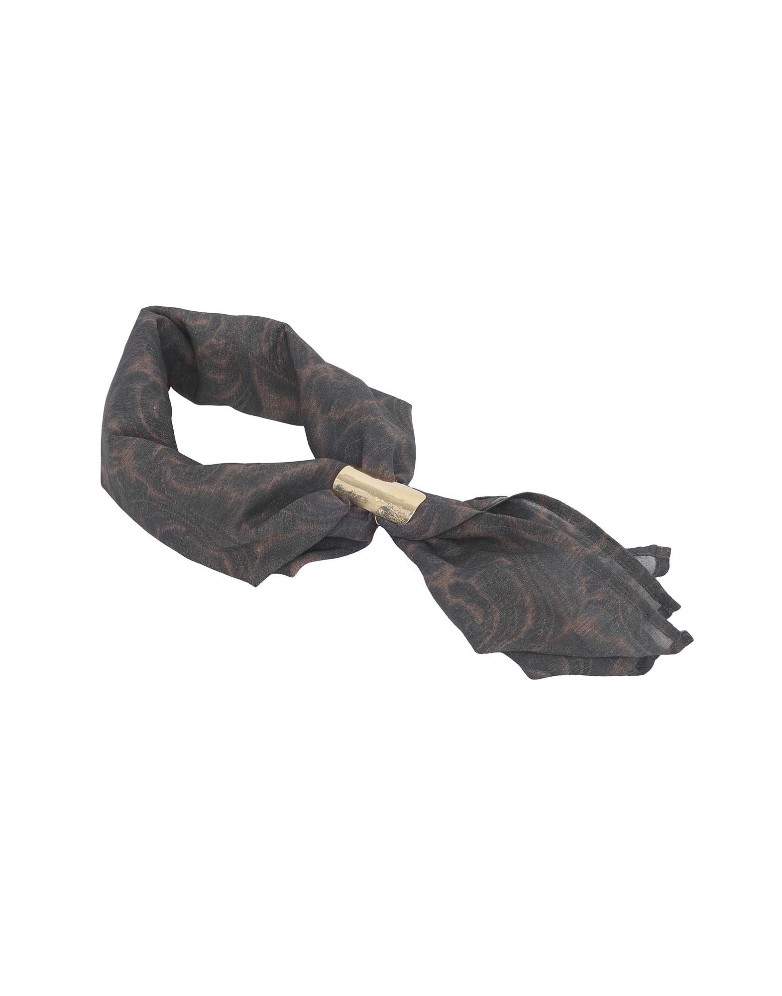 DOUUOD Foulard in Mussola di Cotone Stampa Cashmere Ghisa