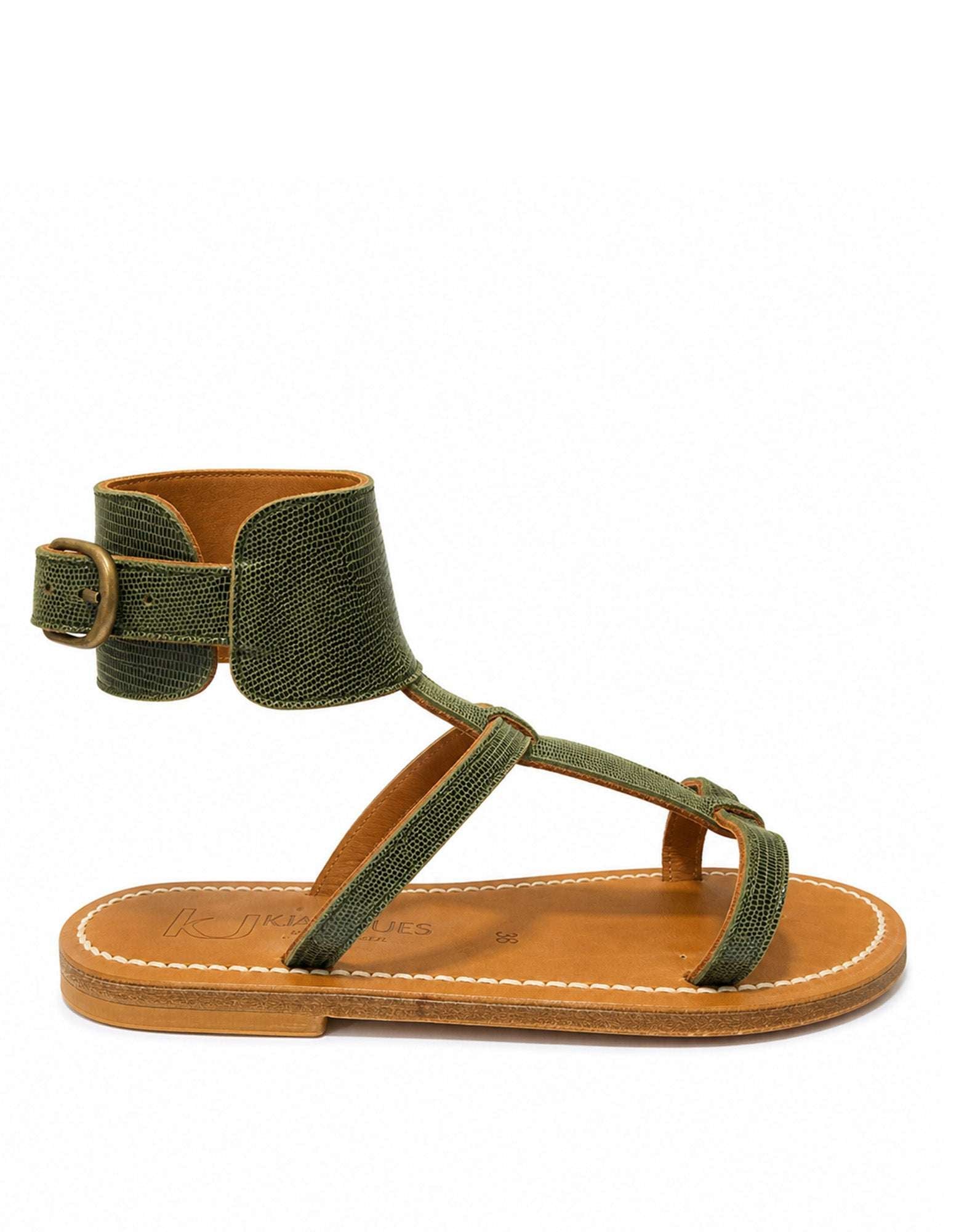 K.JACQUES Sandali Caravelle in Tejus Kaki