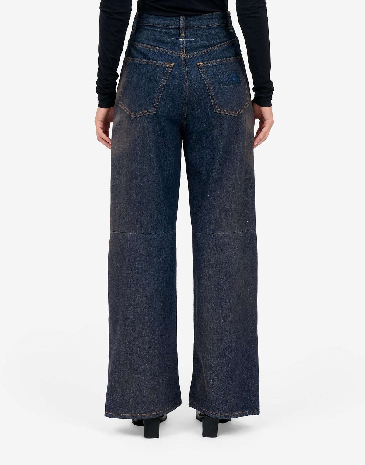 MM6 MAISON MARGIELA Jeans 5 Tasche in Denim Blu