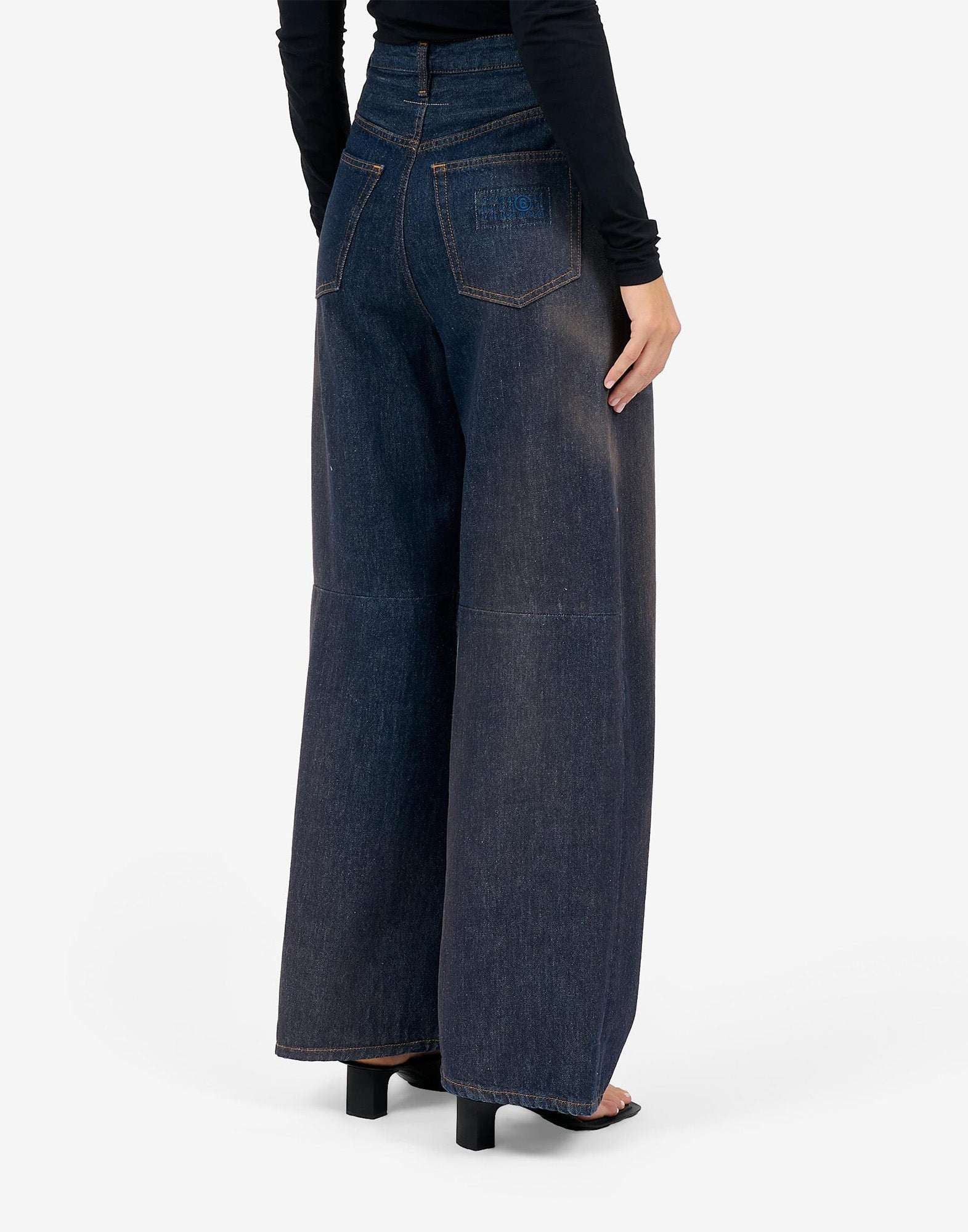 MM6 MAISON MARGIELA Jeans 5 Tasche in Denim Blu