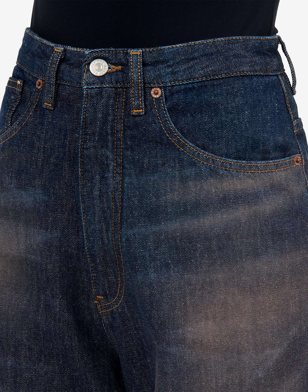 MM6 MAISON MARGIELA Jeans 5 Tasche in Denim Blu