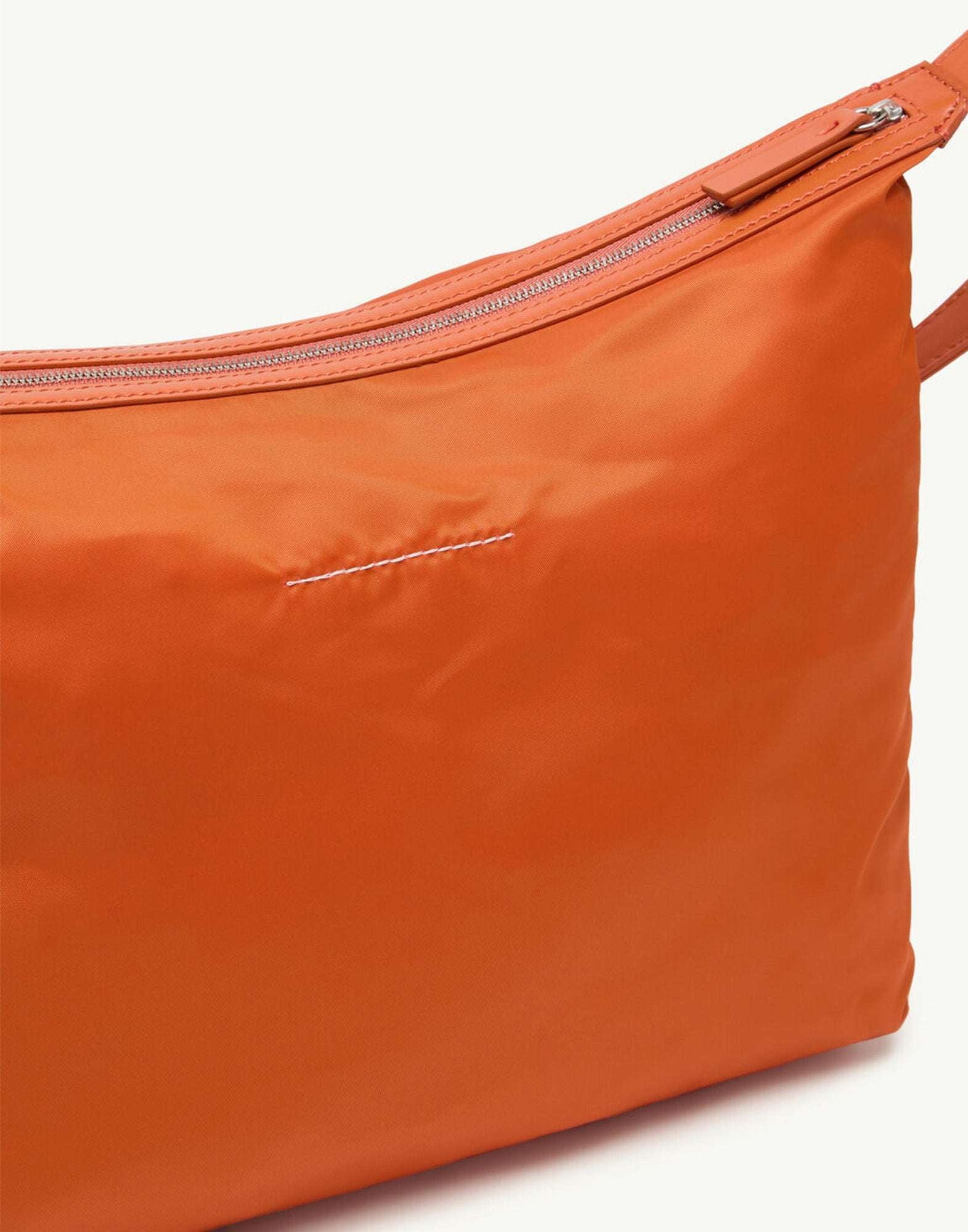 MM6 MAISON MARGIELA Numeric Crossbody Bag in Nylon Orange Tiger