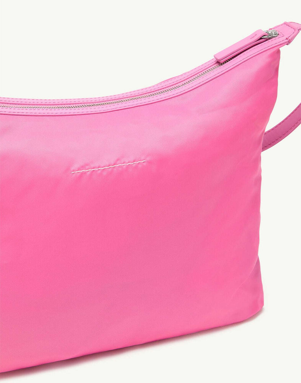 MM6 MAISON MARGIELA Numeric Crossbody Bag in Nylon Carmine Rose