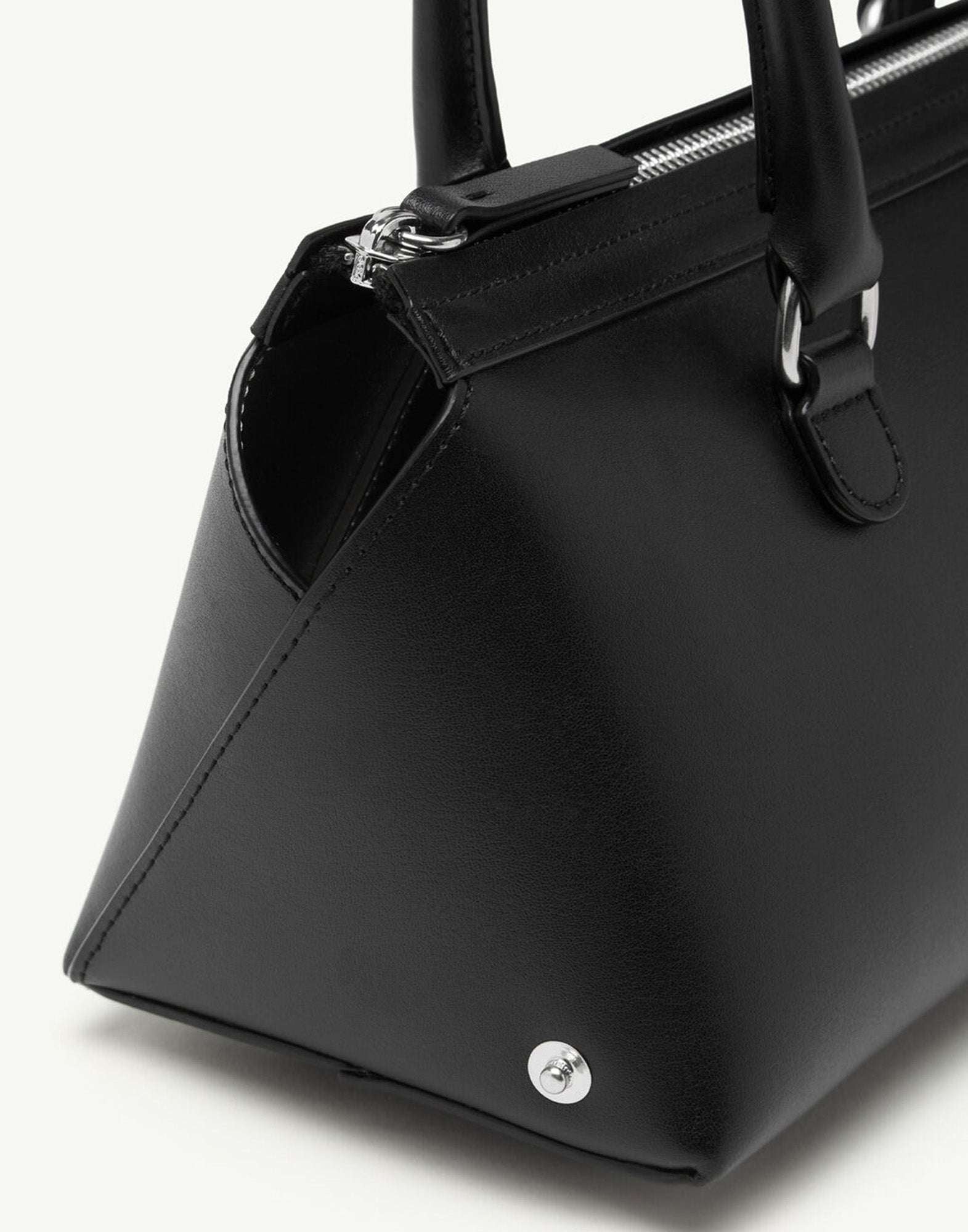 MM6 MAISON MARGIELA Bauletto a Tracolla in Pelle Nero