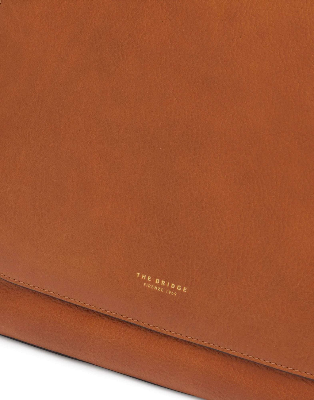 THE BRIDGE Luce Soft Borsa Hobo in Pelle Cognac