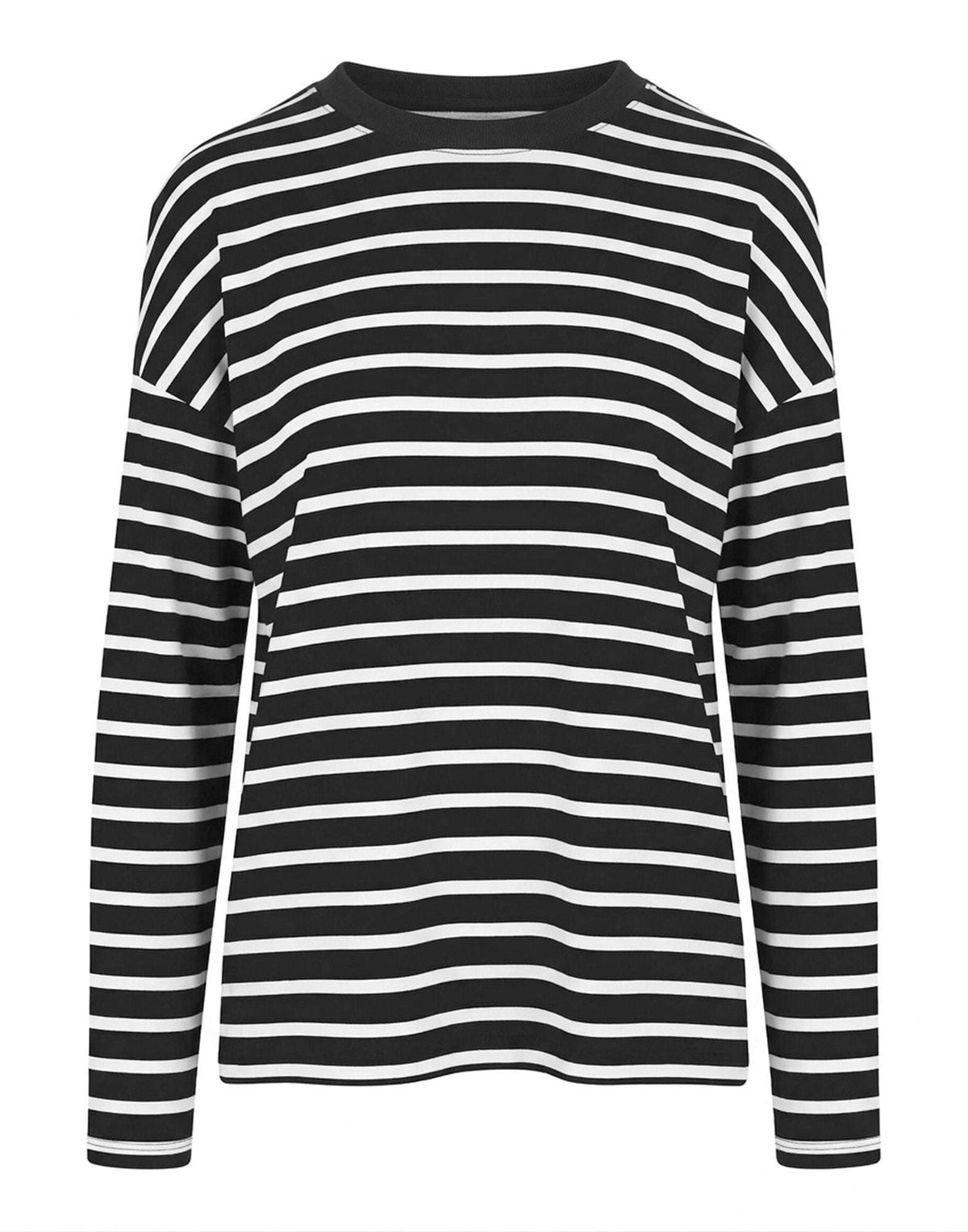 THIBAULT VAN DER STRAETE T-Shirt in Jersey di Cotone Pima White/Black