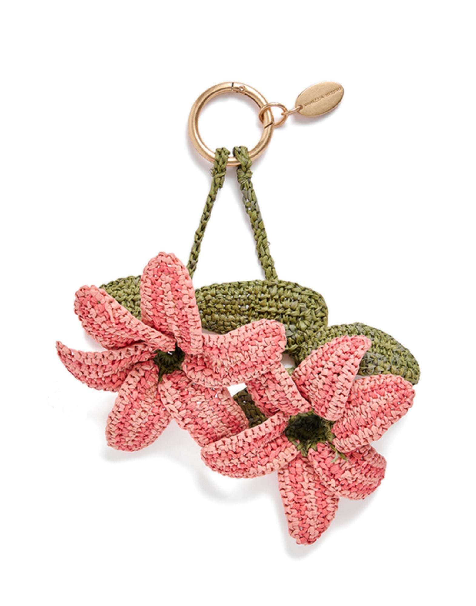 VANESSA BRUNO Lily Charms in Raffia Rose
