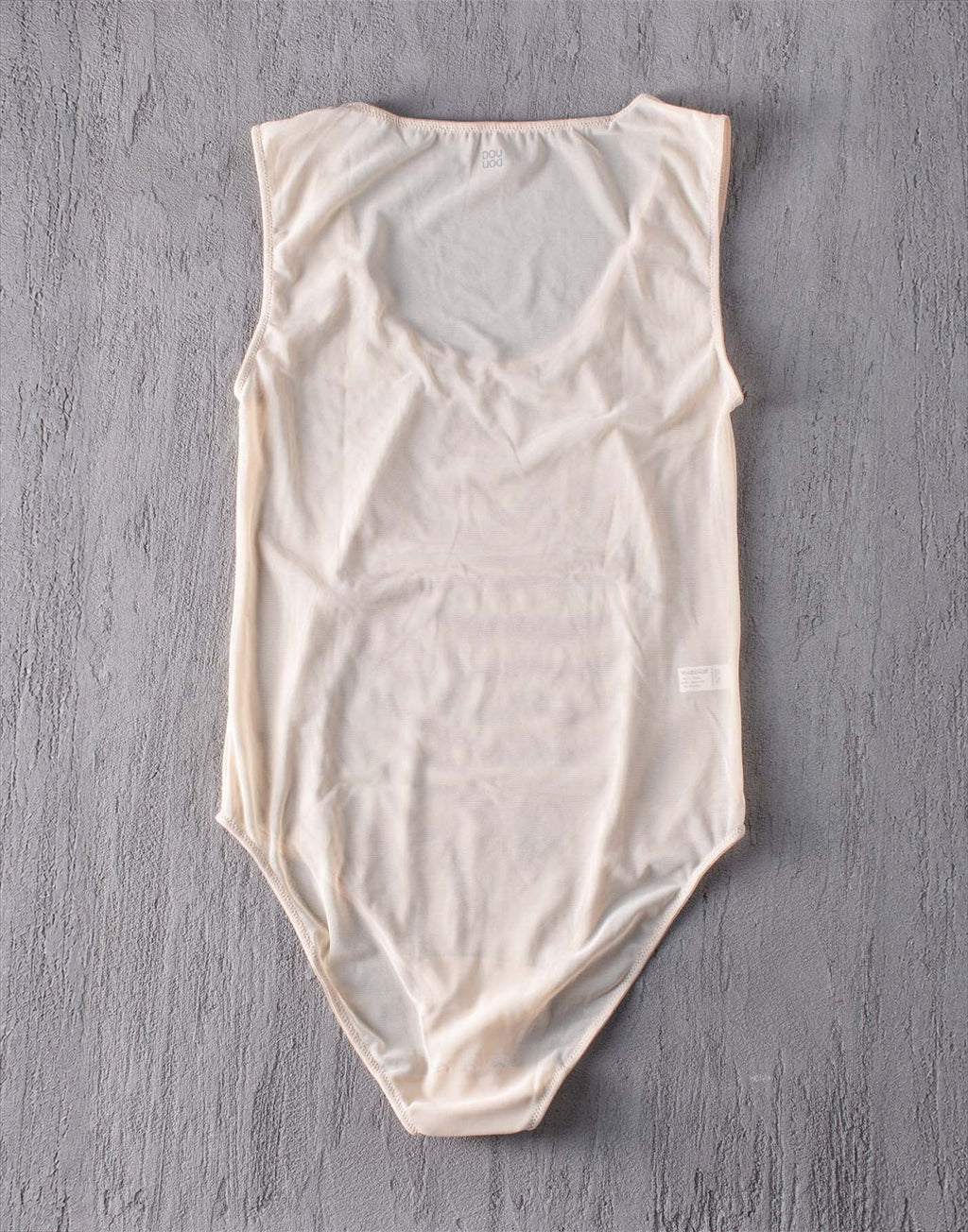 DOUUOD Body in Tulle Elasticizzato Nude