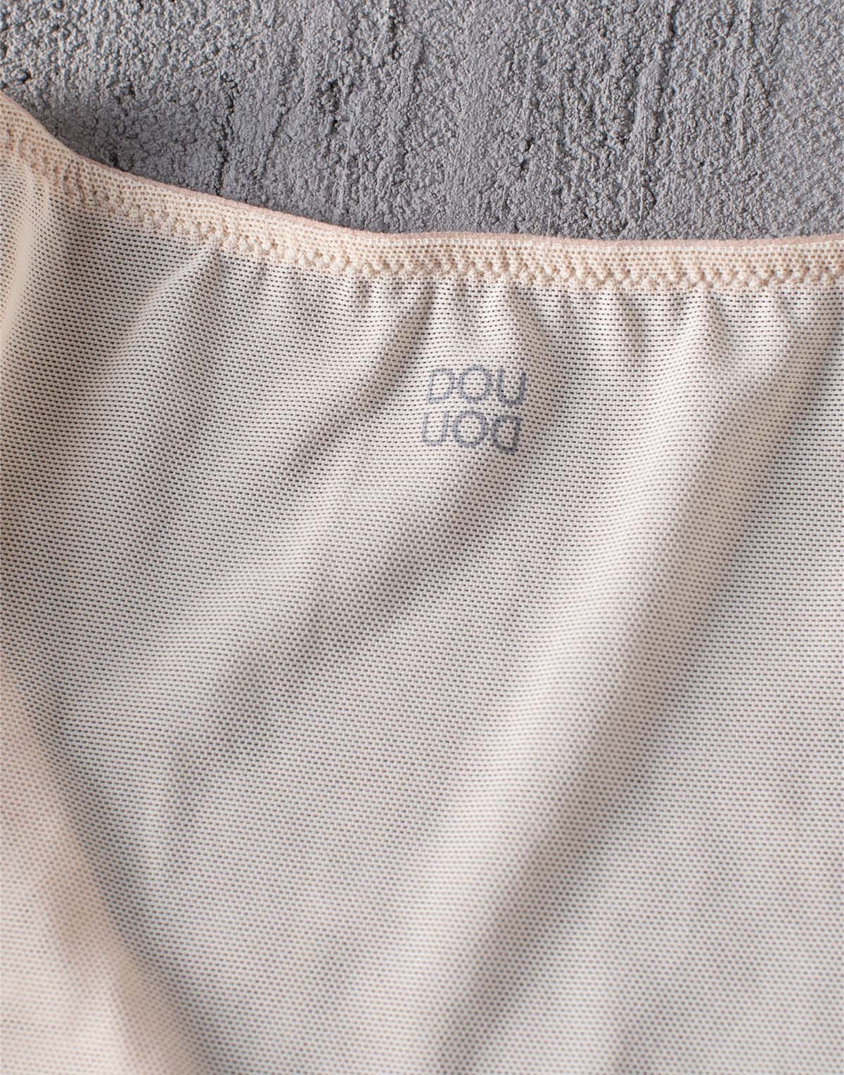 DOUUOD Body in Tulle Elasticizzato Nude