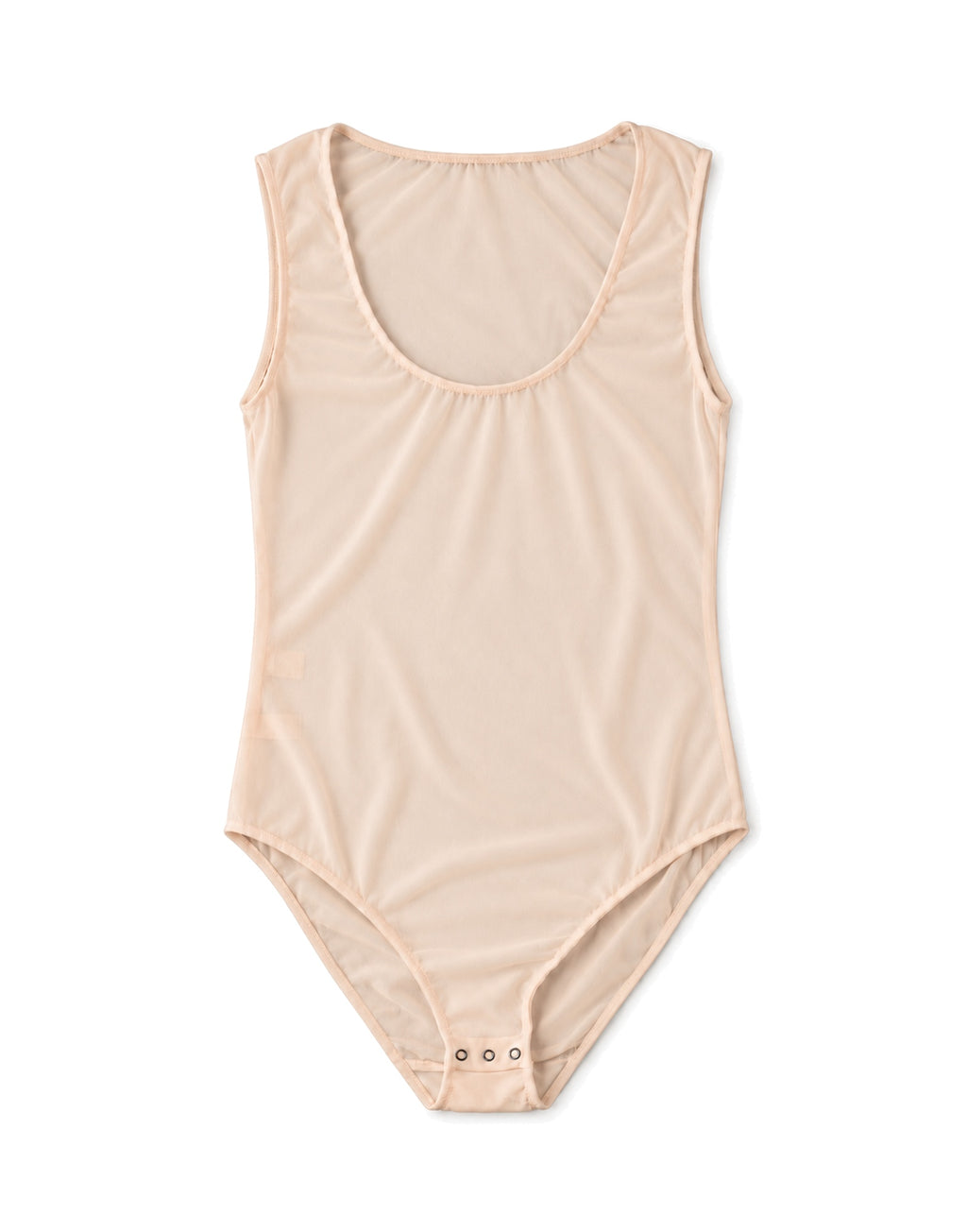 DOUUOD Body in Tulle Elasticizzato Nude