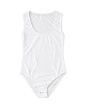 DOUUOD Body in Tulle Elasticizzato Bianco