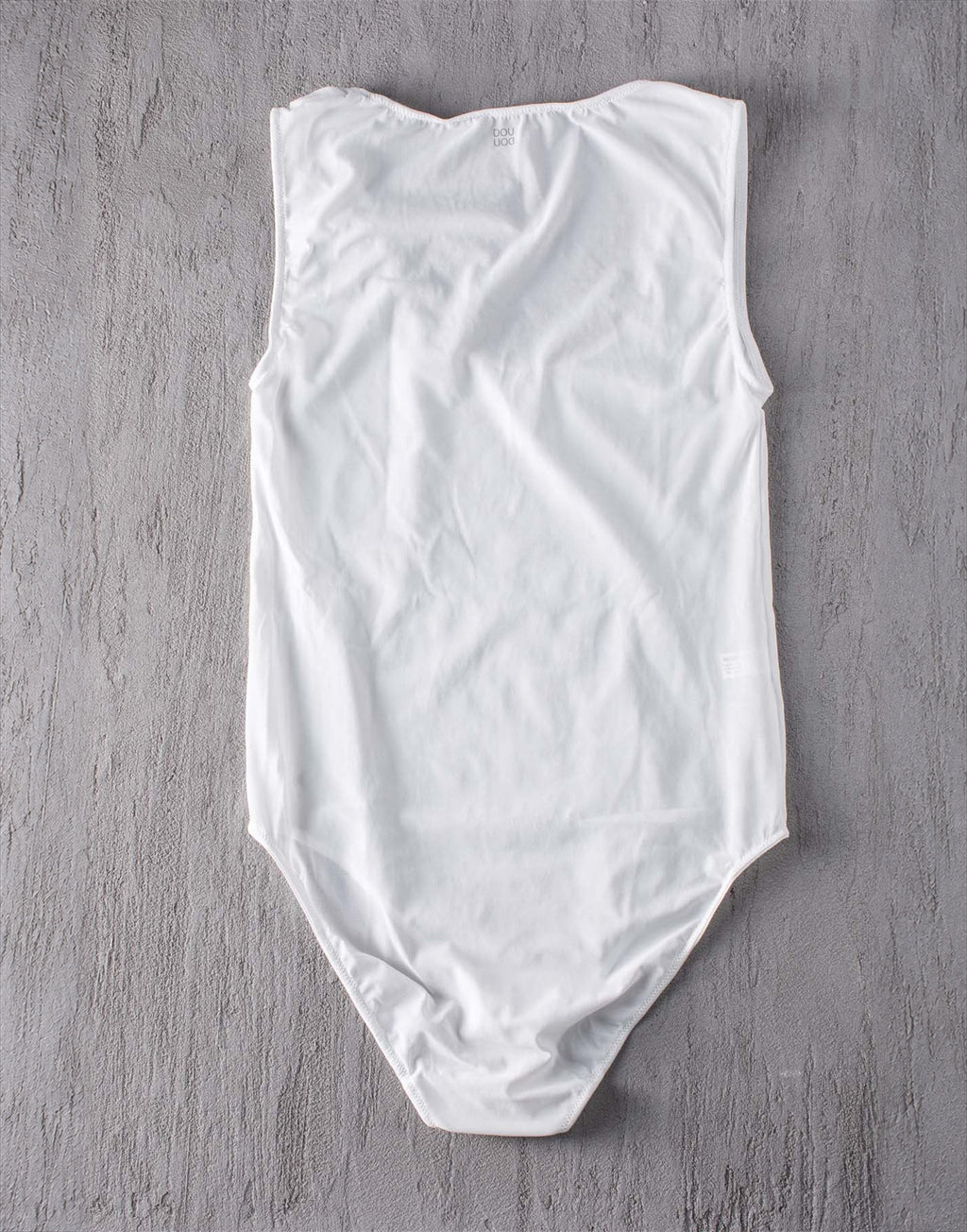 DOUUOD Body in Tulle Elasticizzato Bianco