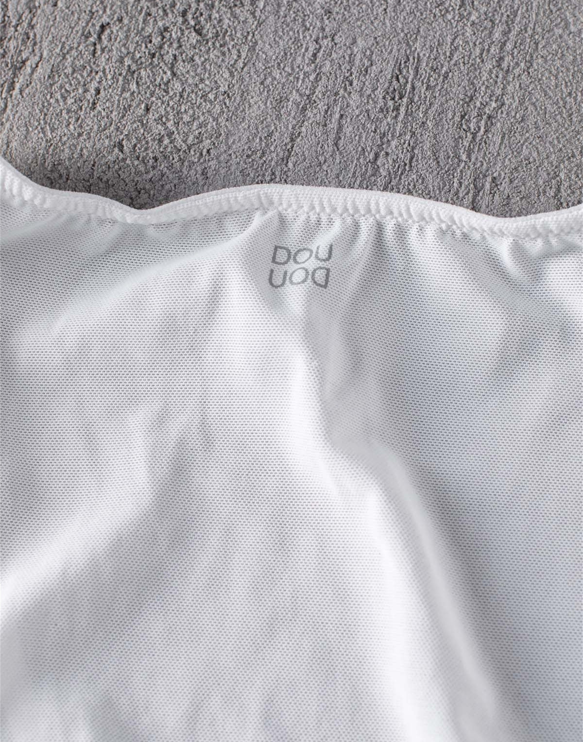 DOUUOD Body in Tulle Elasticizzato Bianco