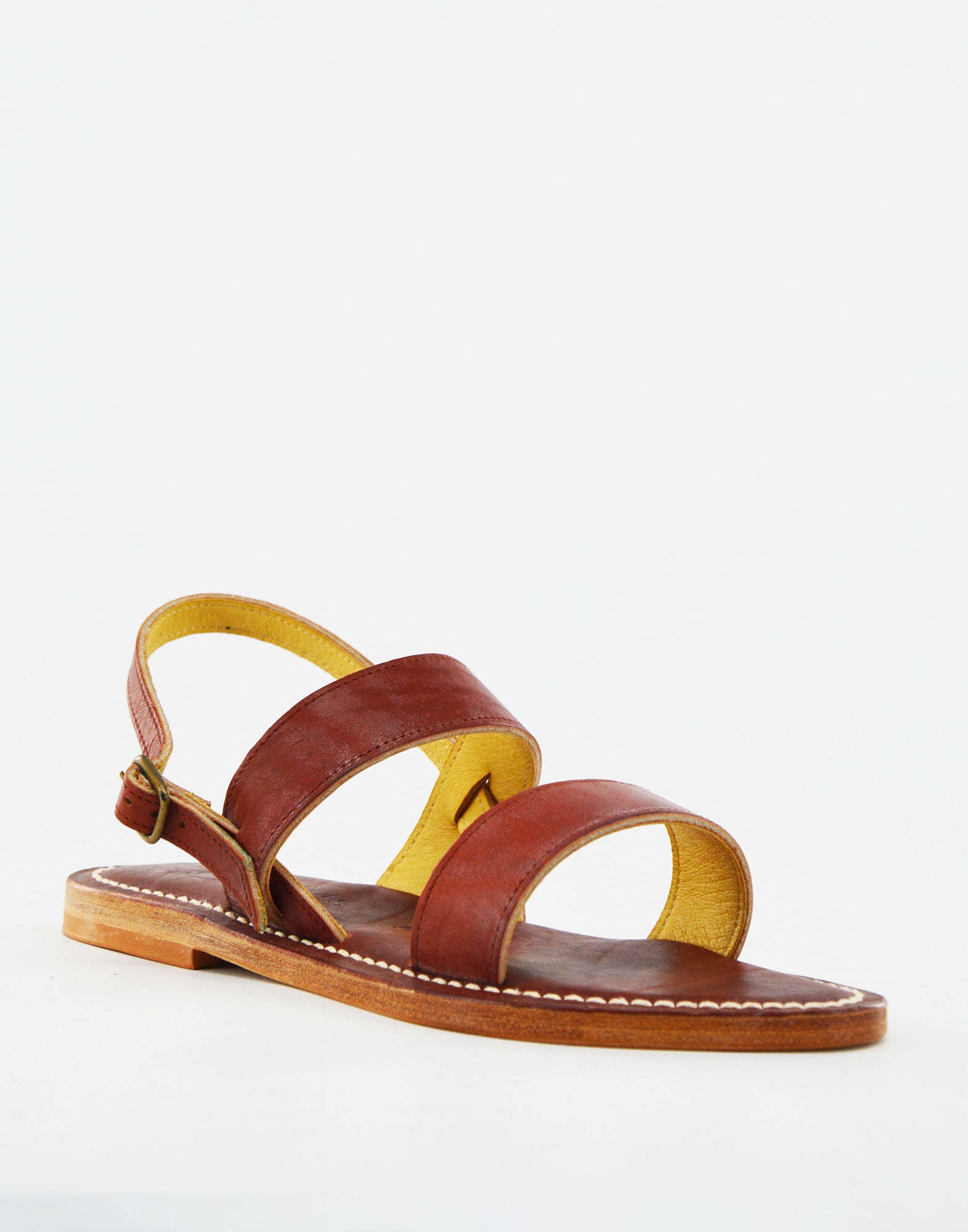 K.JACQUES Sandali Barigoule Deluxe in Pelle Bordeaux