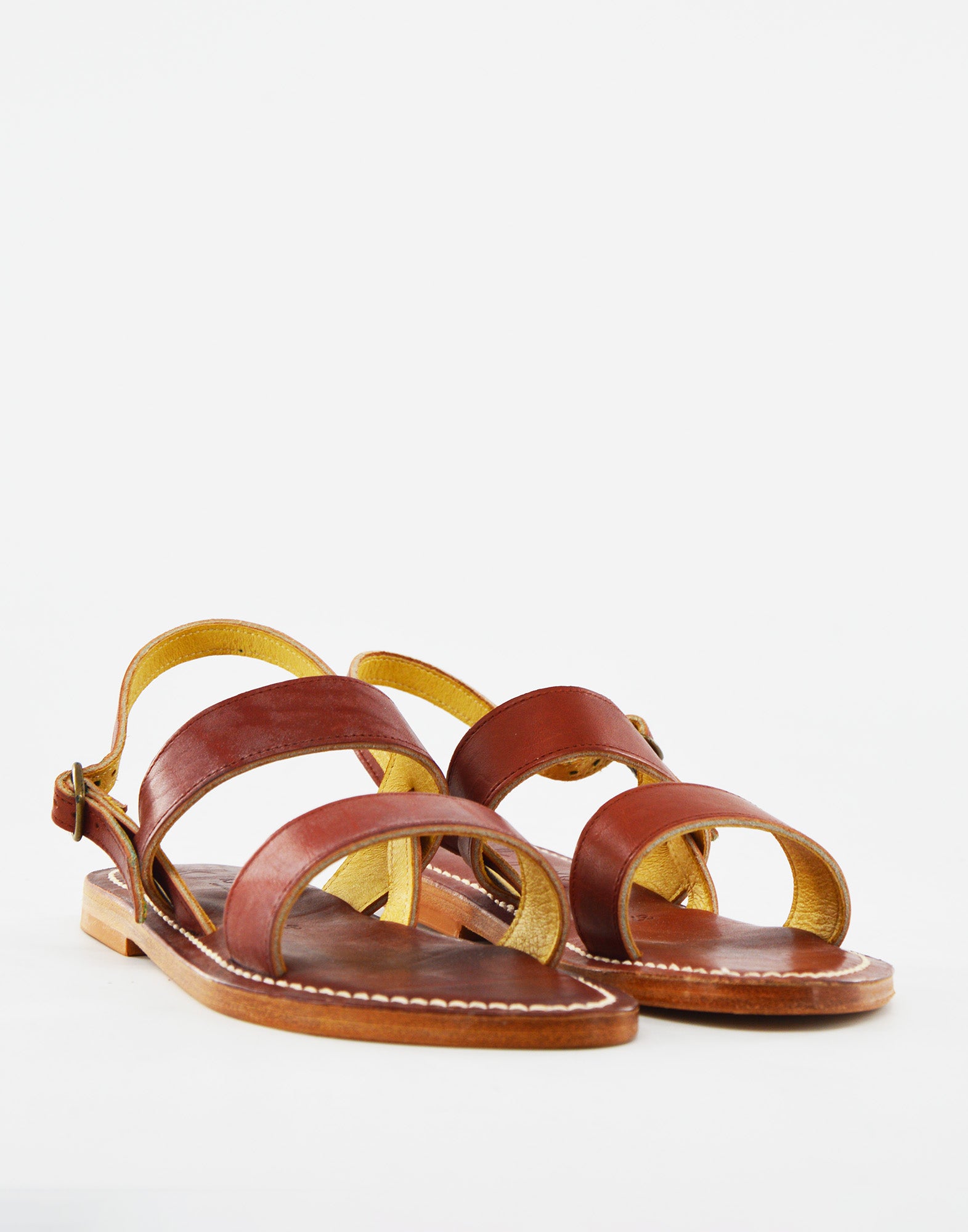 K.JACQUES Sandali Barigoule Deluxe in Pelle Bordeaux