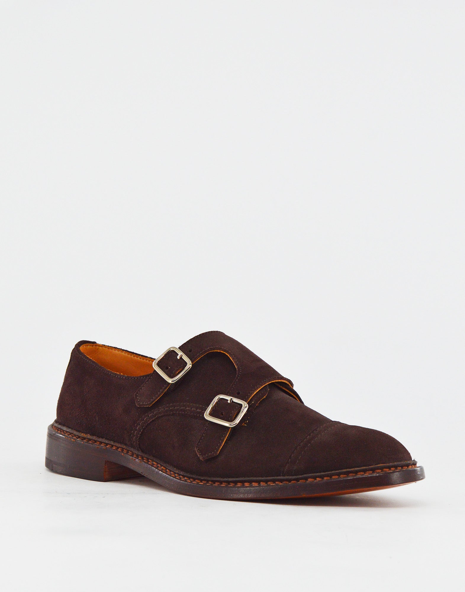 TRICKER'S Rufus Double Monk in Castorino Fondo Cuoio Coffe