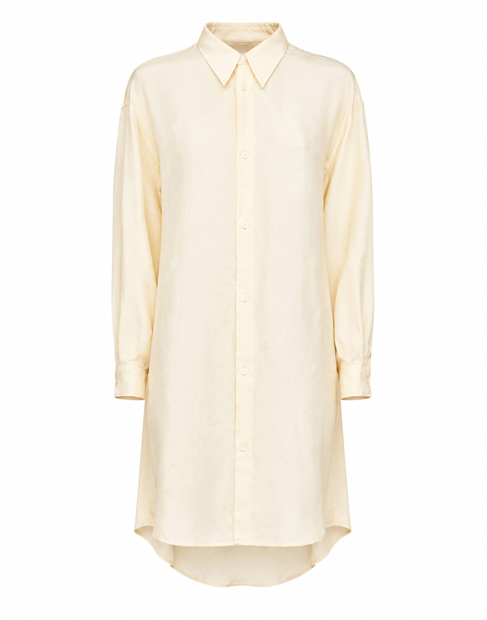 MM6 MAISON MARGIELA Abito Camicia con Numeric Signature