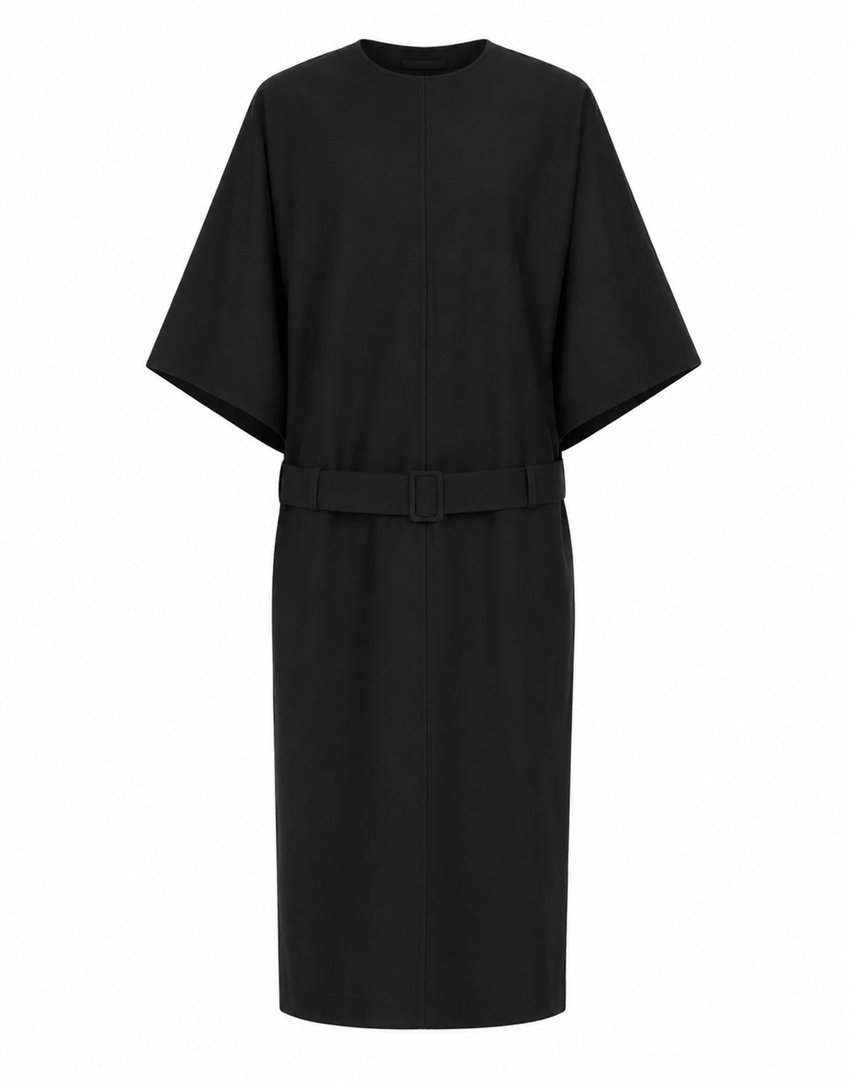 MM6 MAISON MARGIELA Abito Midi in Lana Nero