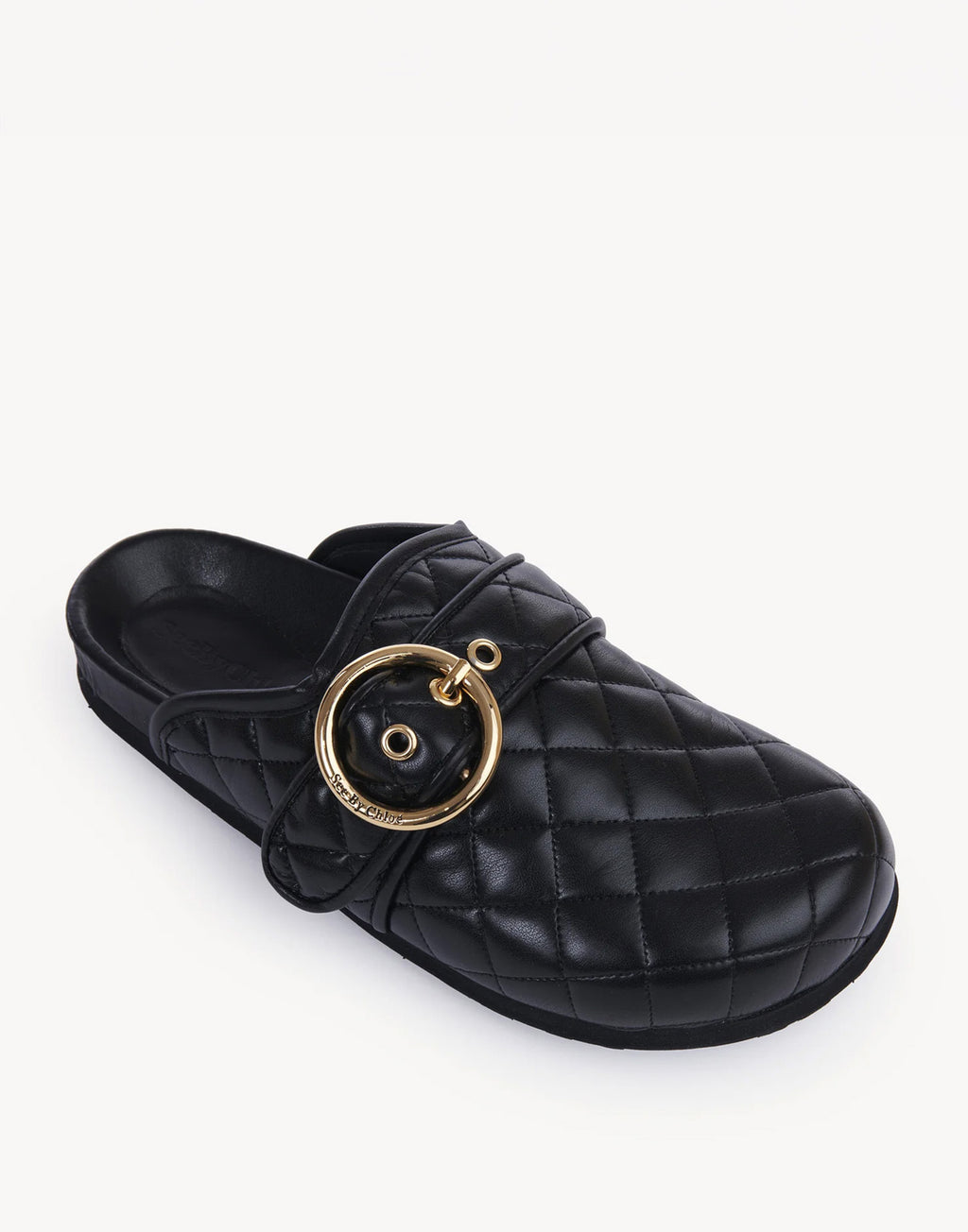 SEE BY CHLOE' Sabot Jodie Trapuntato Nero