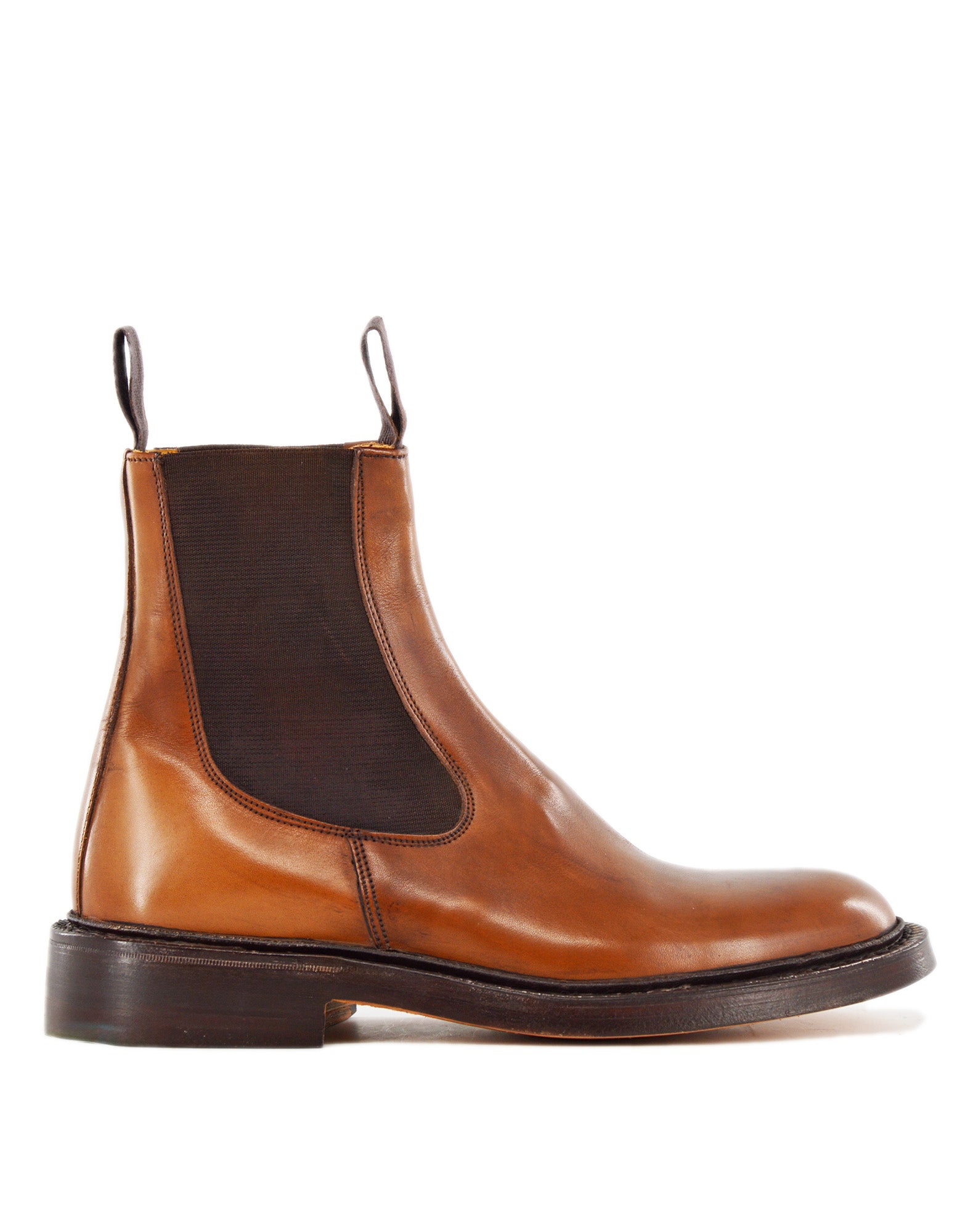 TRICKER'S Stephen Chelsea Boot Fondo Cuoio in Pelle Espresso Burnished
