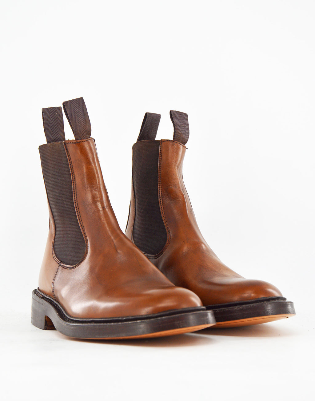 TRICKER'S Stephen Chelsea Boot Fondo Cuoio in Pelle Espresso Burnished