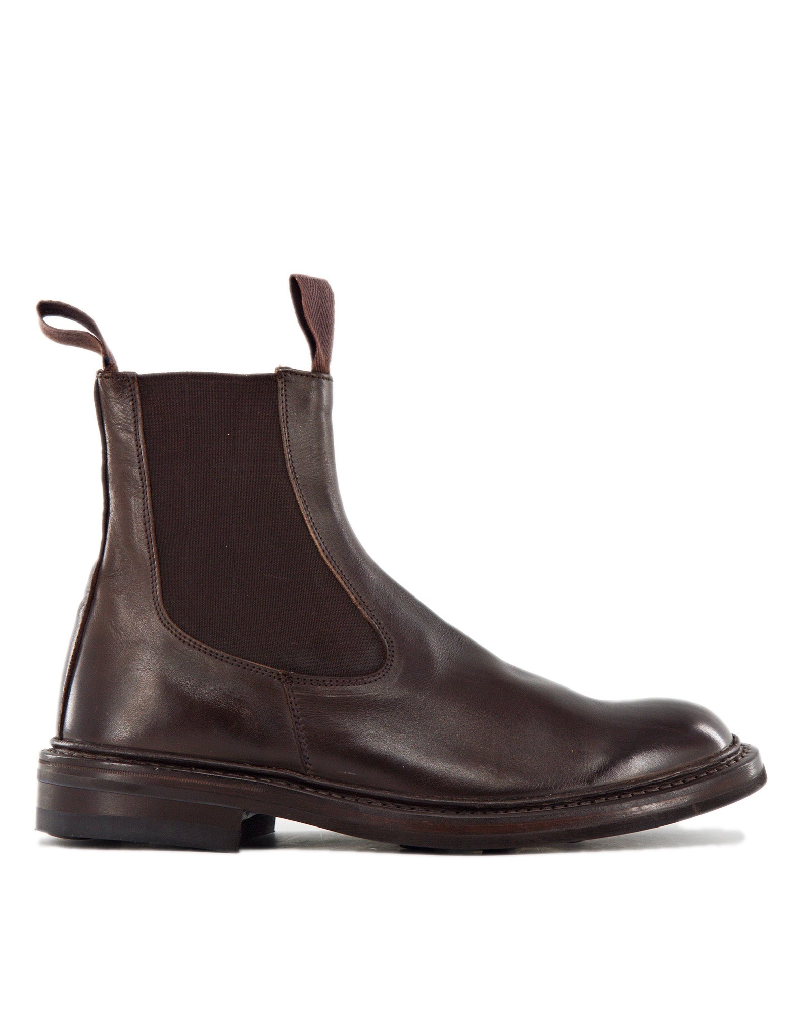 TRICKER'S Stephen Chelsea Boot Fondo Dainite in Pelle Coffe Burnished