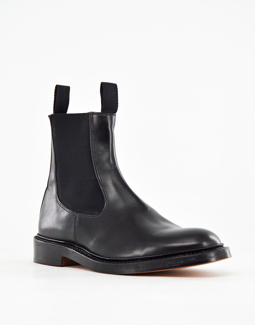 TRICKER'S Stephen Chelsea Boot Fondo Cuoio in Pelle Nera