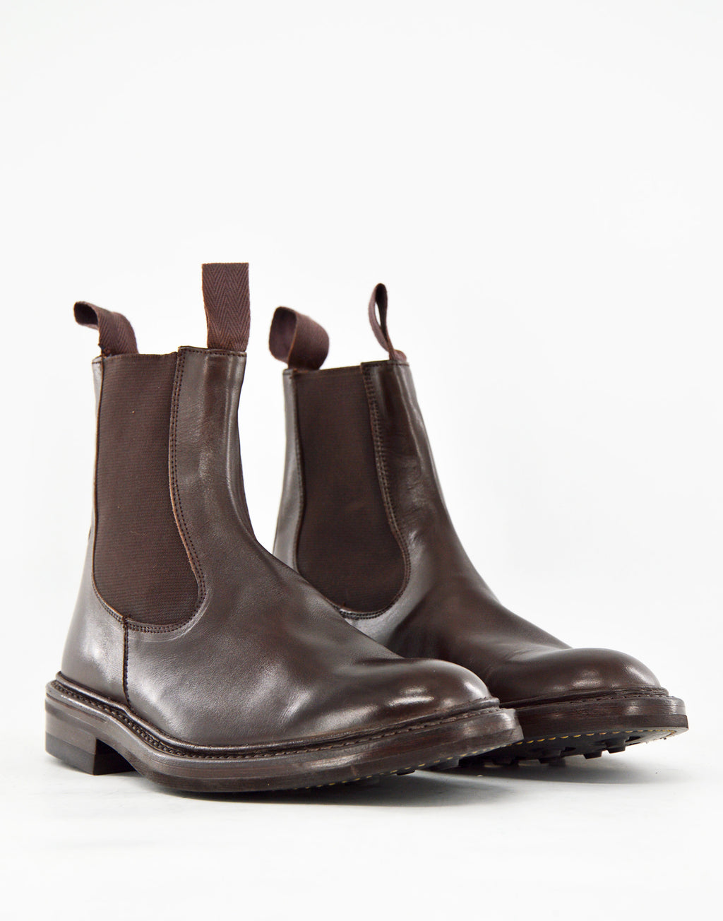 TRICKER'S Stephen Chelsea Boot Fondo Dainite in Pelle Coffe Burnished