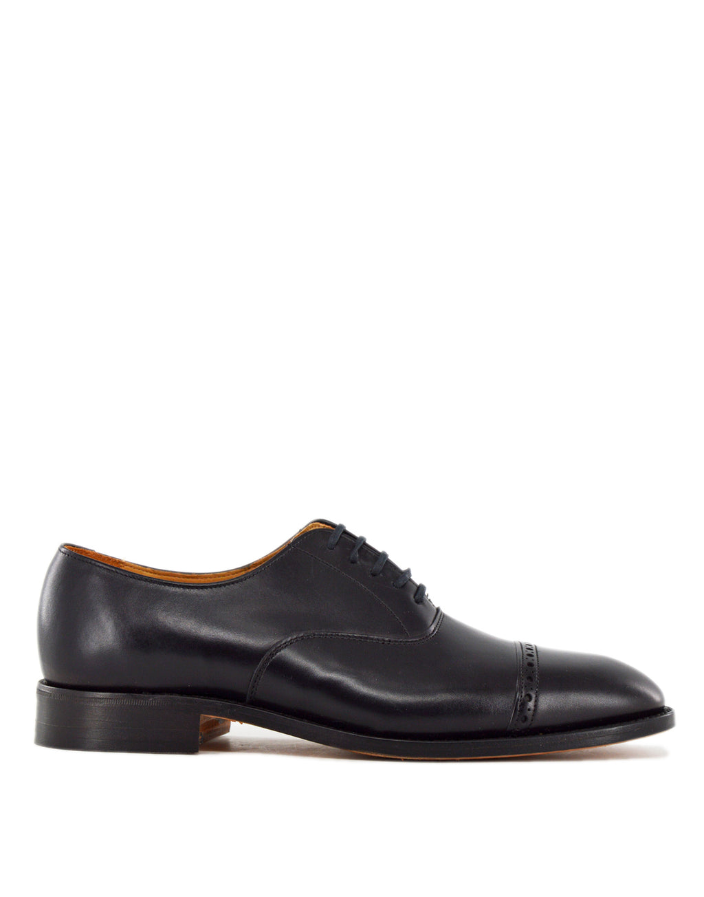 TRICKER'S Oxford Brogue in Pelle Fondo Cuoio Black