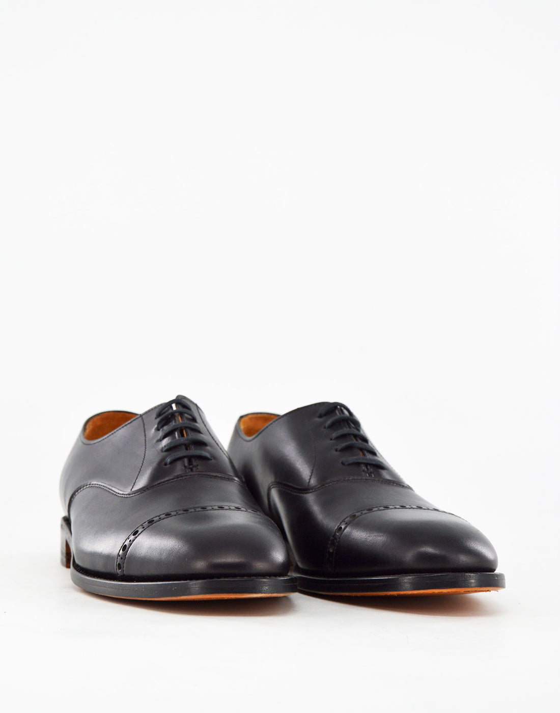 TRICKER'S Oxford Brogue in Pelle Fondo Cuoio Black