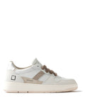 D.A.T.E. Sneakers Court 2.0 Vintage White-Silver